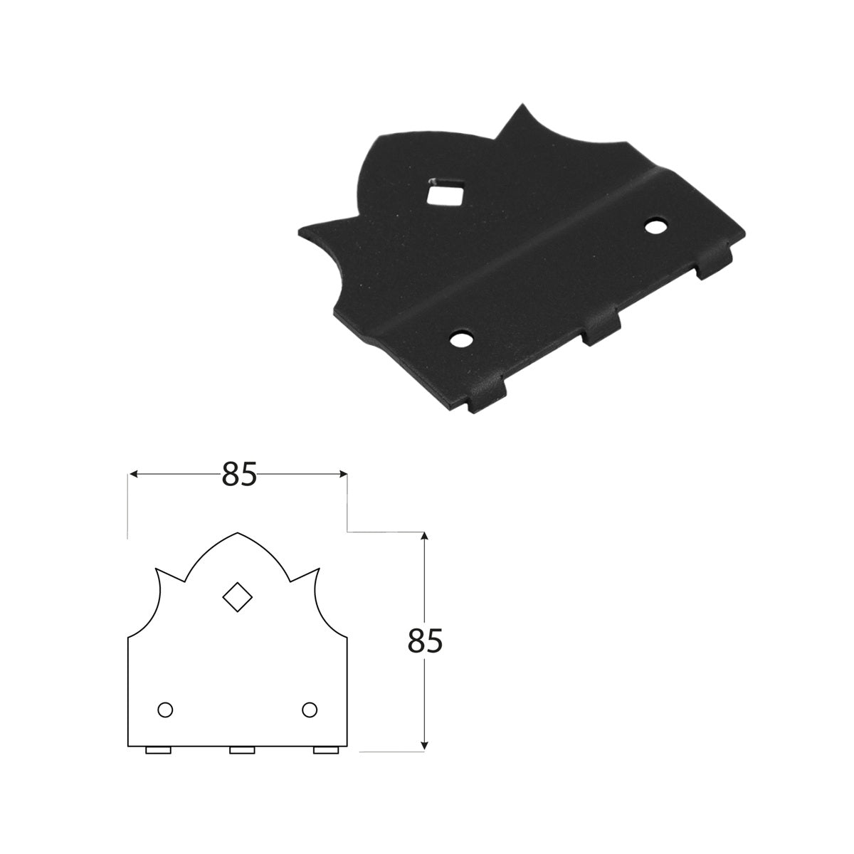 DOMAX SDLPF 1 spojka na stavbu pergol a hojdačiek