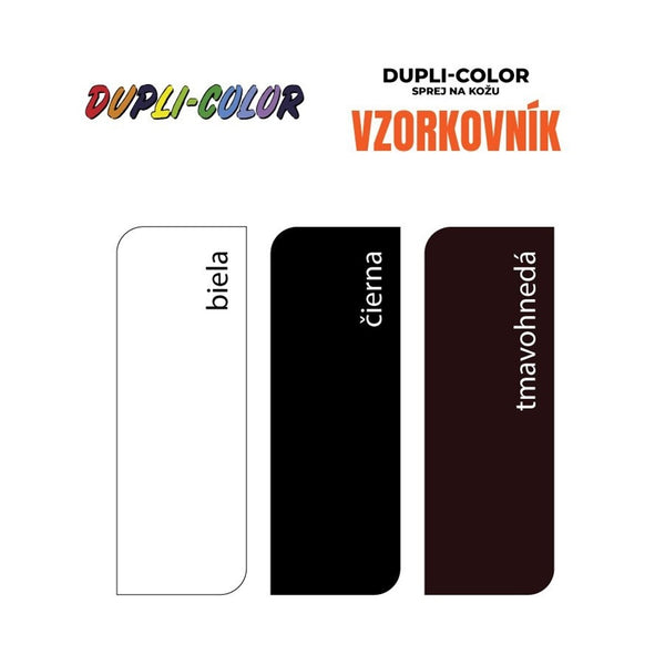 DUPLI COLOR farba na kožu v spreji vzorkovník