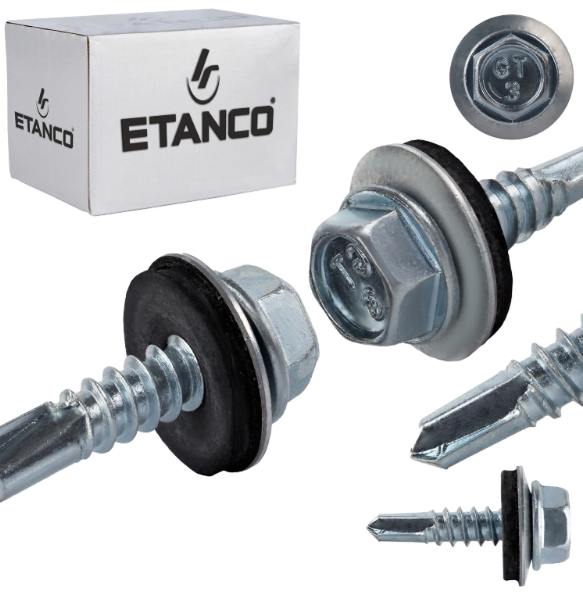 ETANCO GT 3 Ø4,8 mm samovrtná skrutka s podložkou Z14