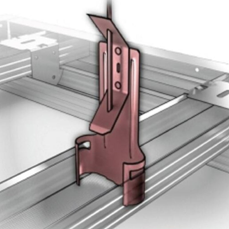 Gunnex K 05 PL rýchlozáves otočný pérový štvorbodový pre CD profily