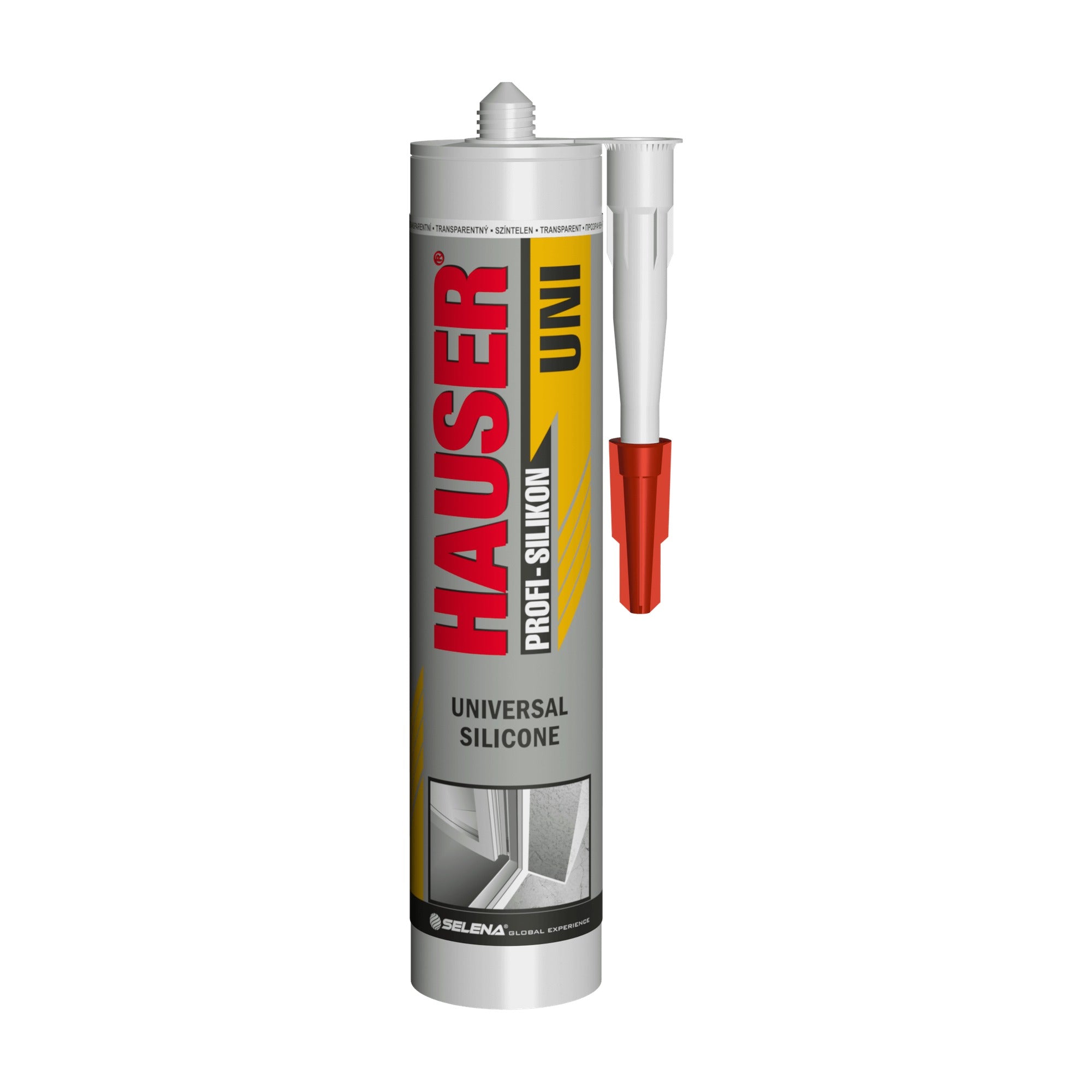HAUSER univerzálny silikón transparentný 260 ml