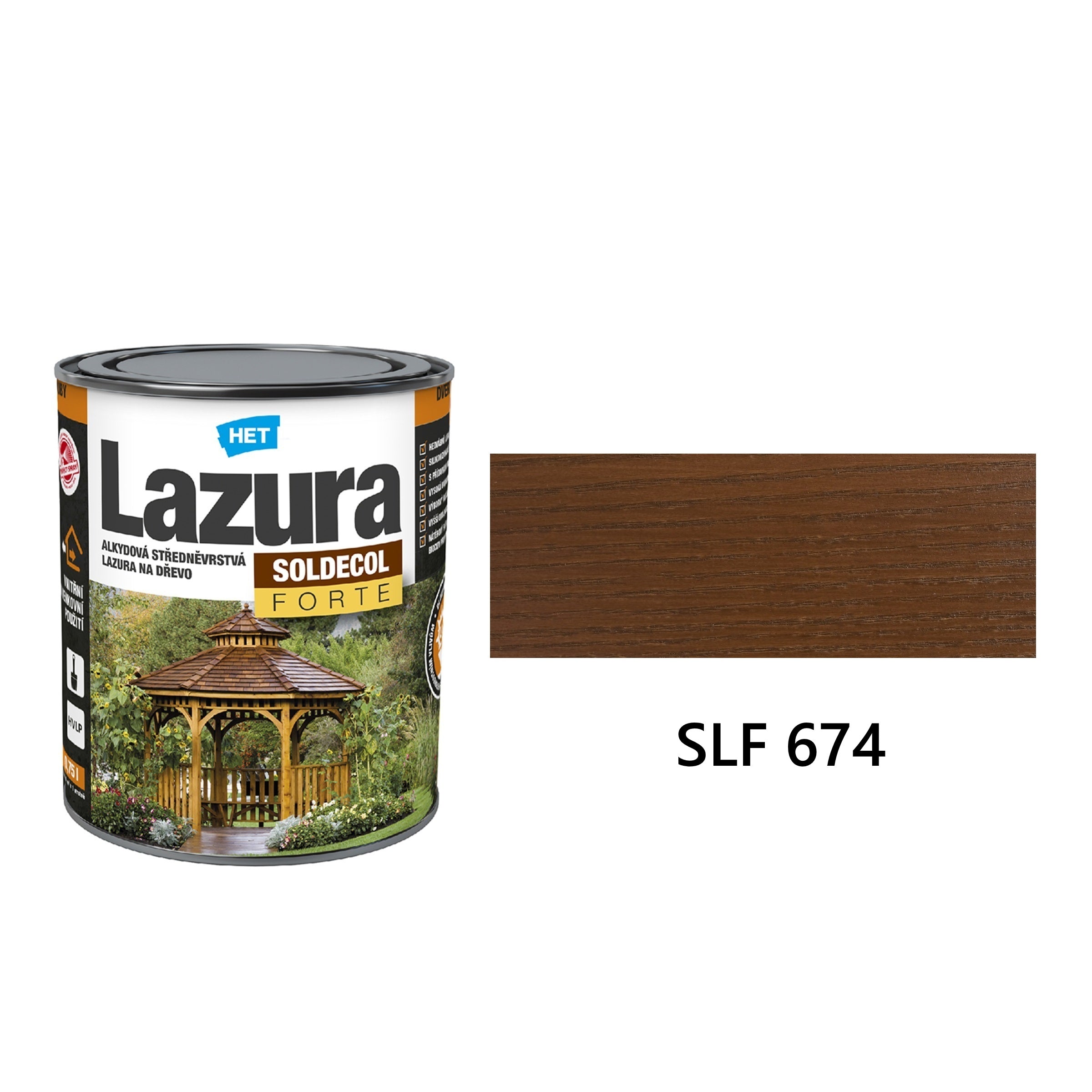 HET SOLDECOL Lazúra FORTE SLF 674