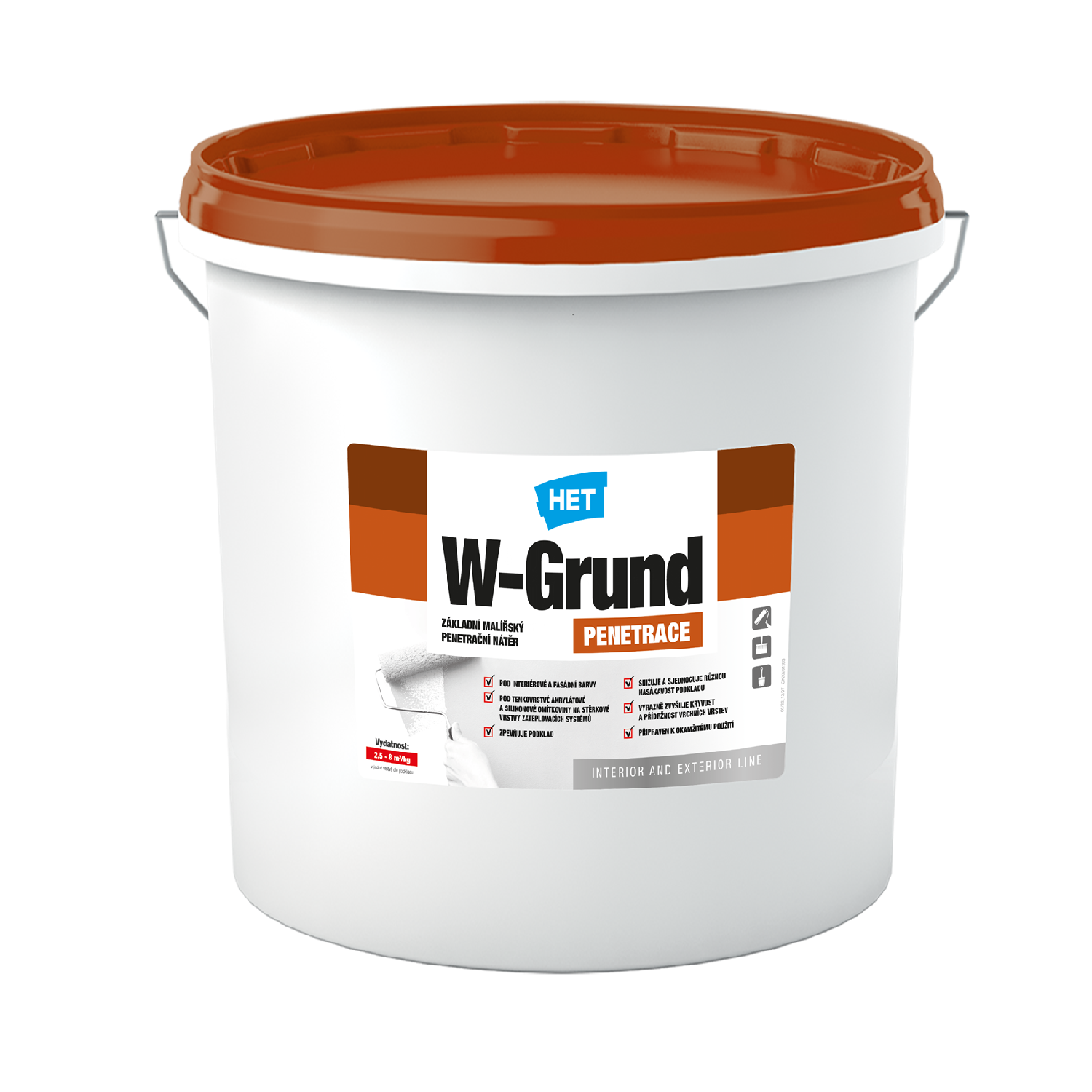 HET W-Grund základný maliarský penetračný náter 12 kg
