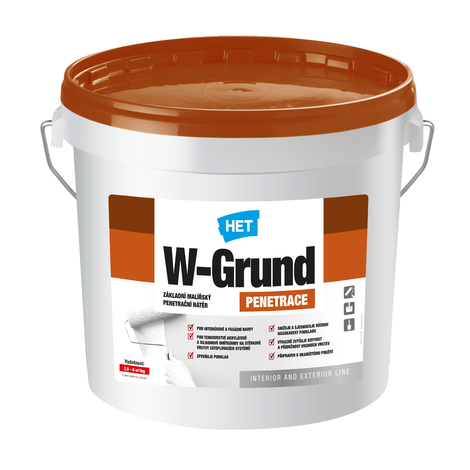 HET W-Grund základný maliarský penetračný náter 5 kg