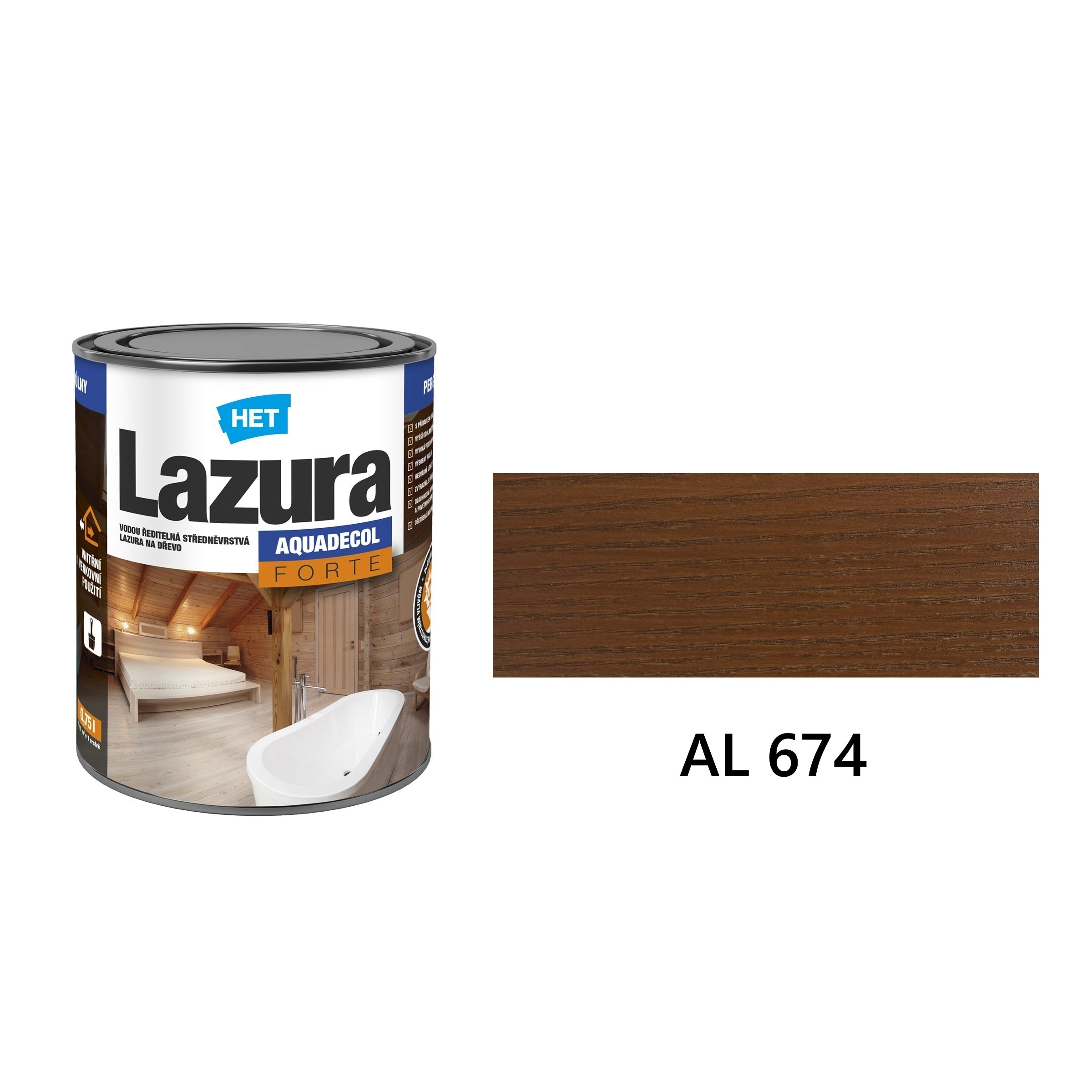 HET Aquadecol LAZÚRA FORTE ALF 670