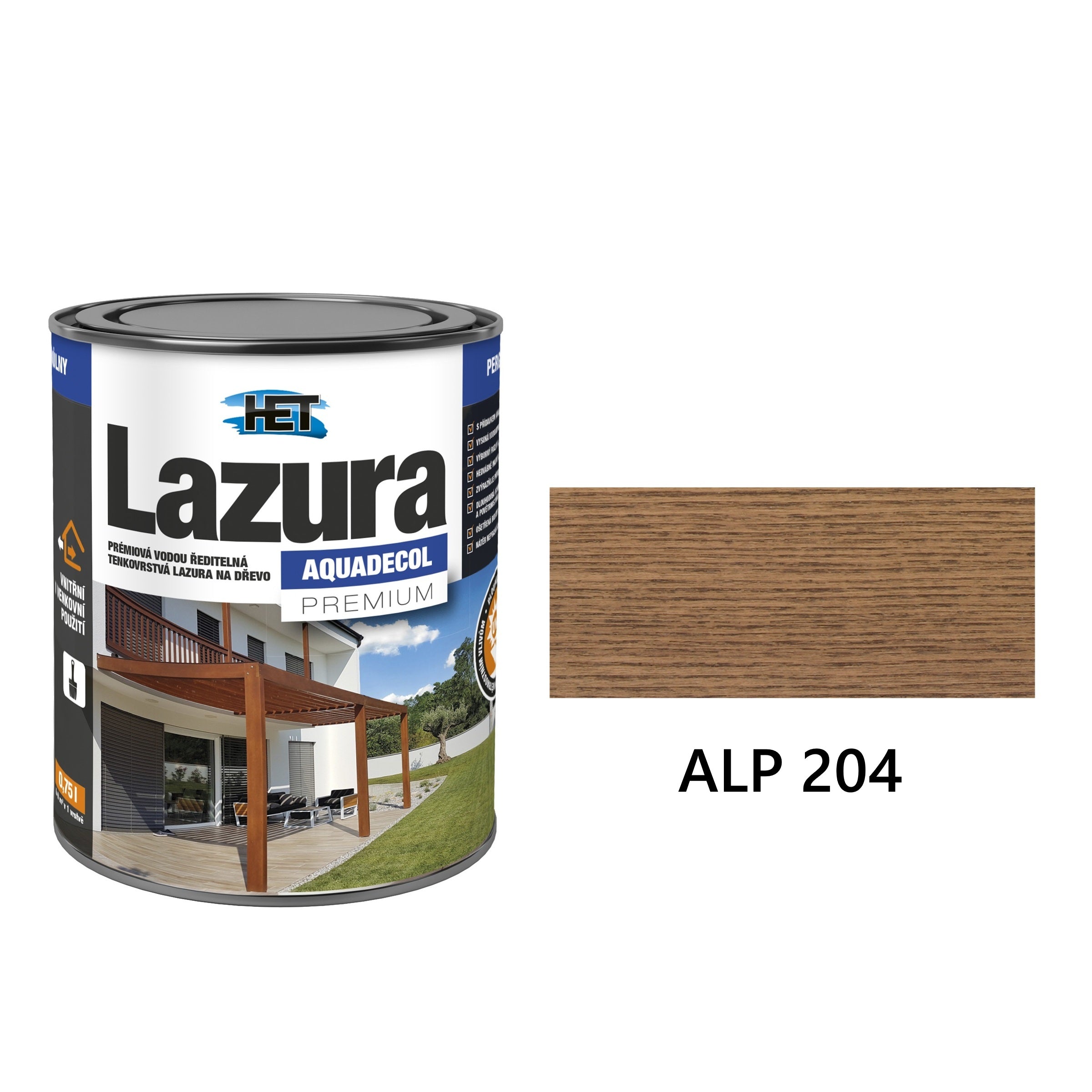 HET Aquadecol LAZÚRA PREMIUM ALP 204