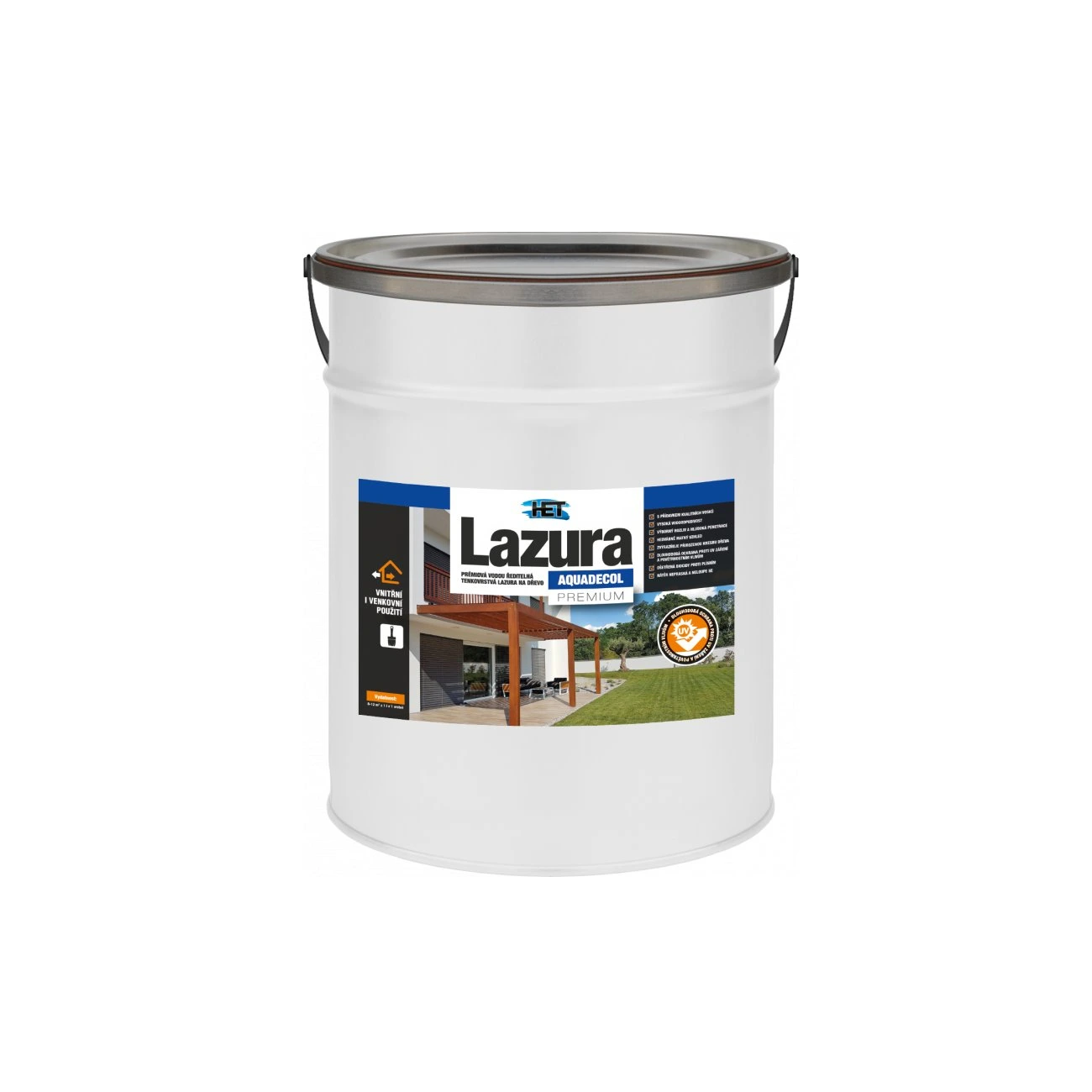 HET Aquadecol LAZÚRA PREMIUM Bezfarebný 2,5 l