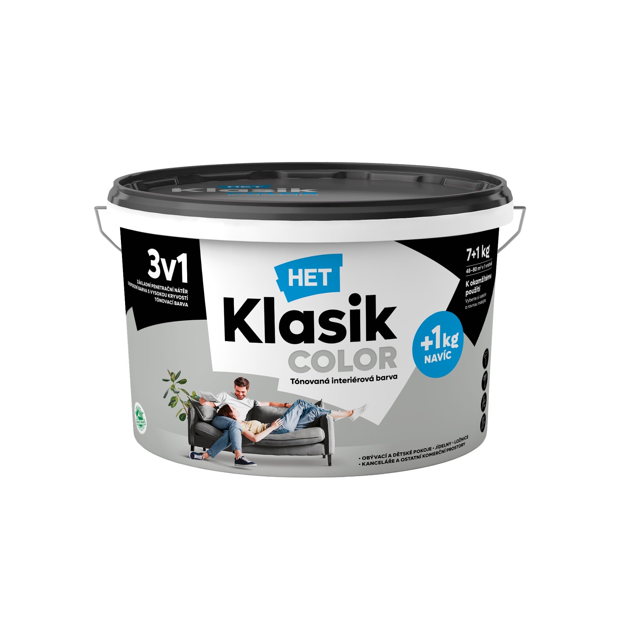 HET Klasik COLOR tónovaná interiérová akrylátová disperzná farba na stenu_7+1kg_0117