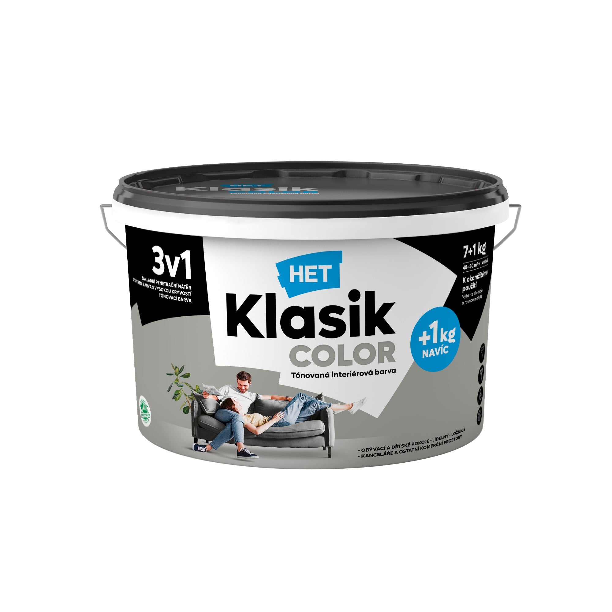 HET Klasik COLOR tónovaná interiérová akrylátová disperzná farba na stenu_7+1kg_0117