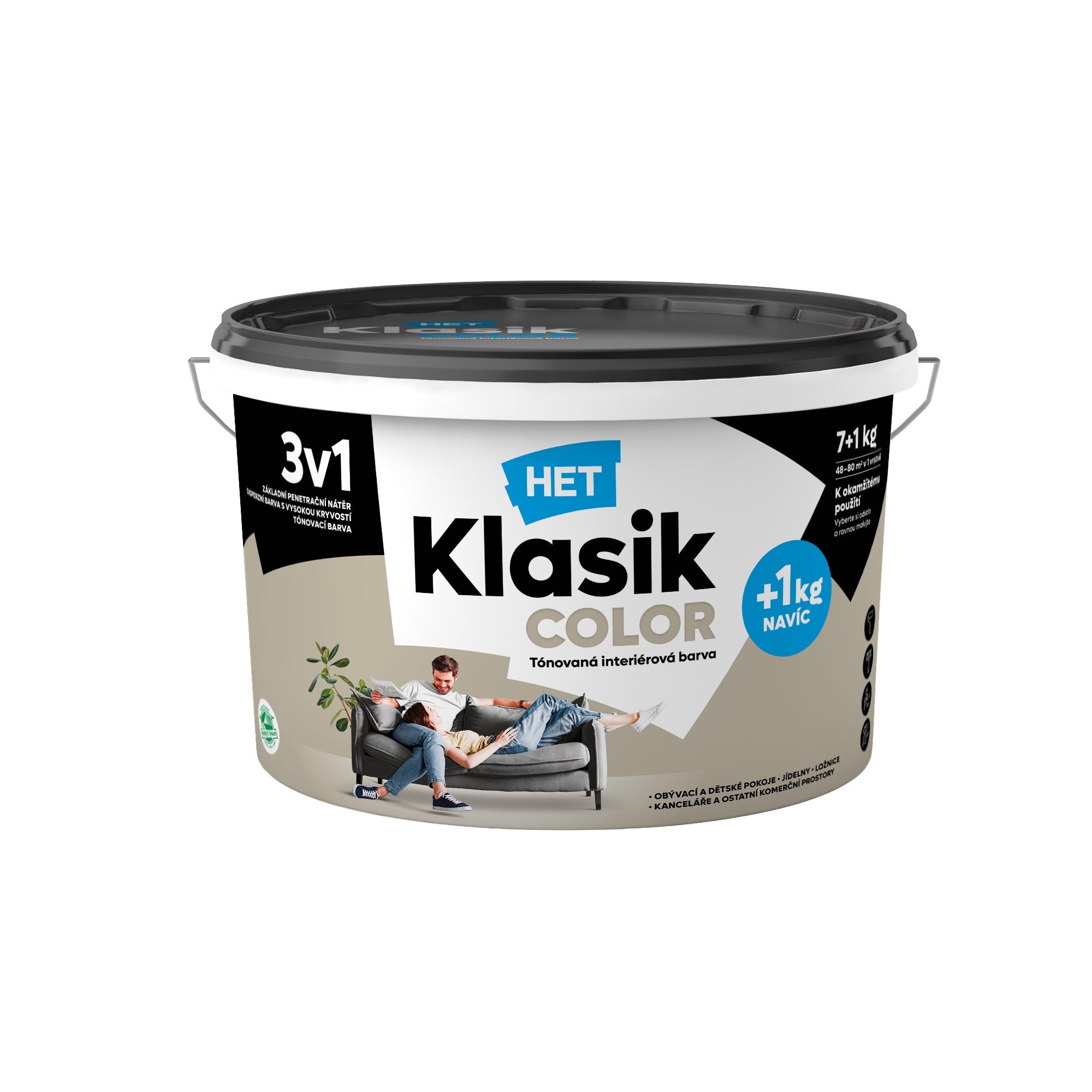 HET Klasik COLOR tónovaná interiérová akrylátová disperzná farba na stenu_7+1kg_0187