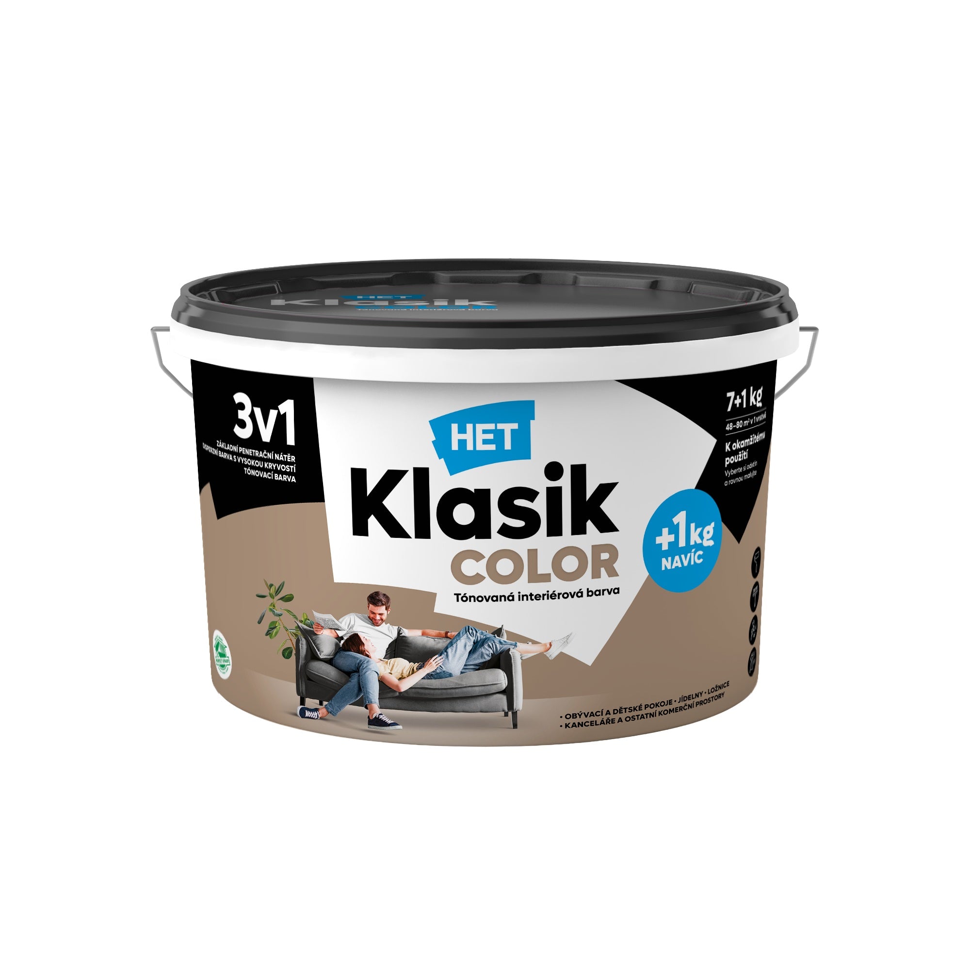 HET Klasik COLOR tónovaná interiérová akrylátová disperzná farba na stenu_7+1kg_0257