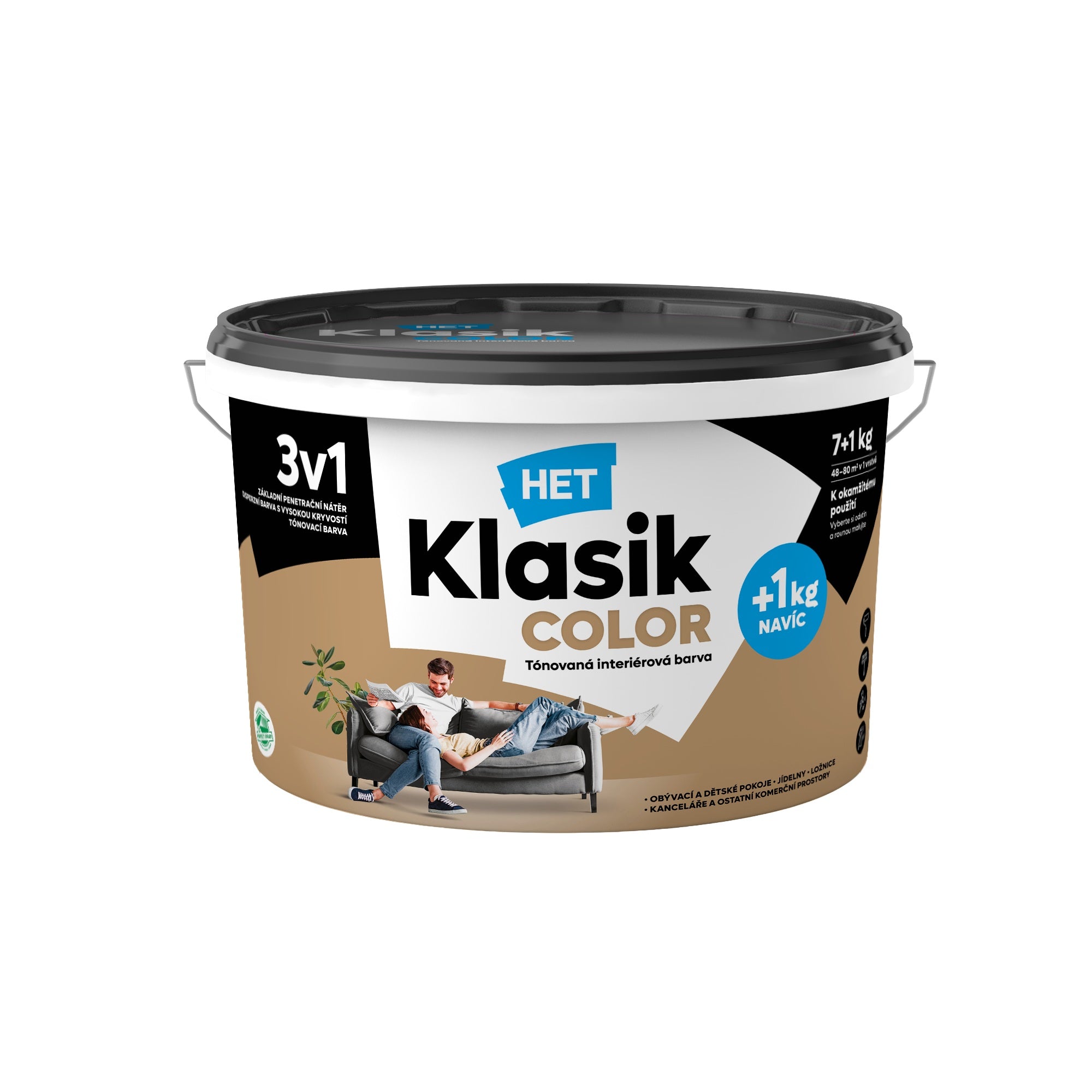 HET Klasik COLOR tónovaná interiérová akrylátová disperzná farba na stenu_7+1kg_0267