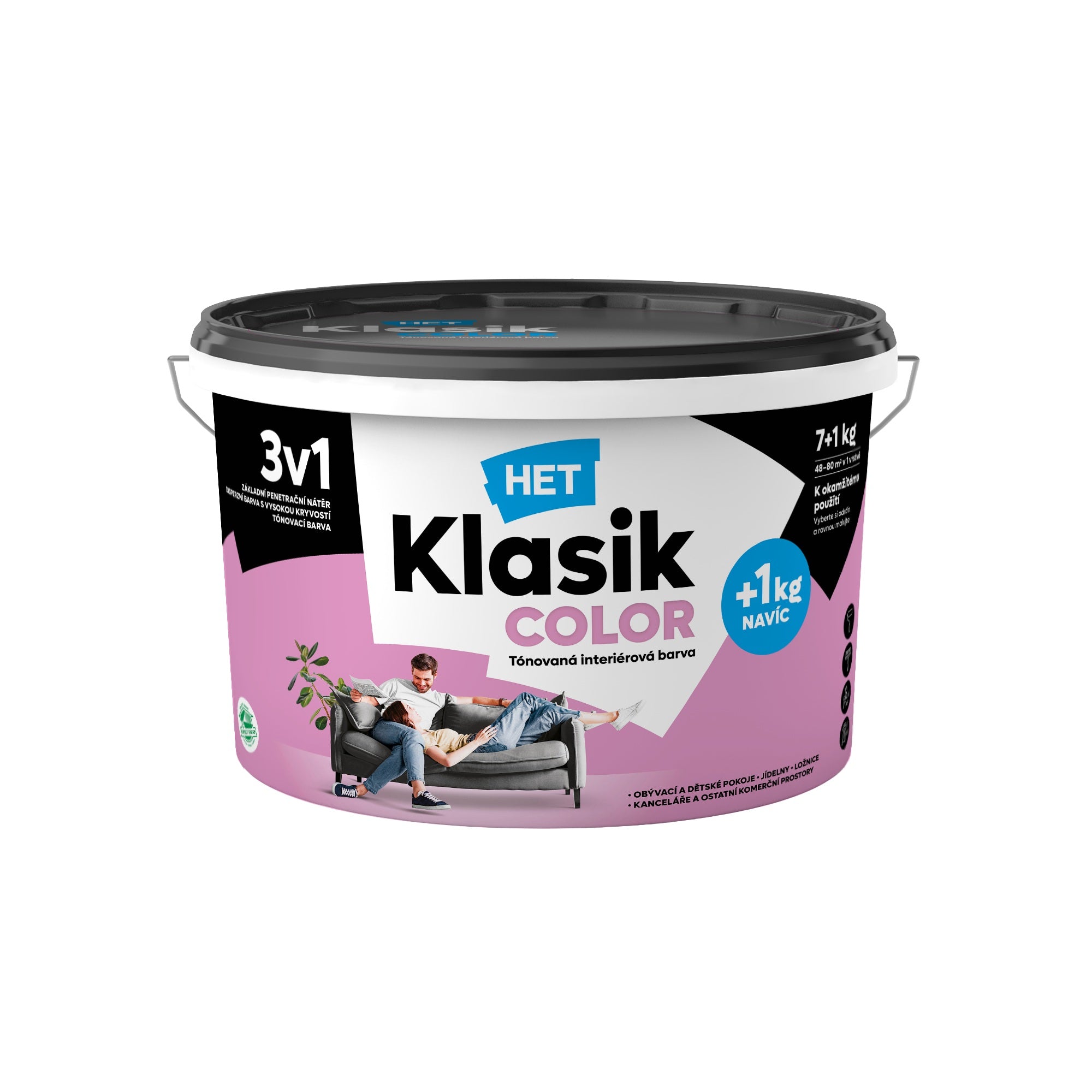HET Klasik COLOR tónovaná interiérová akrylátová disperzná farba na stenu_7+1kg_0307