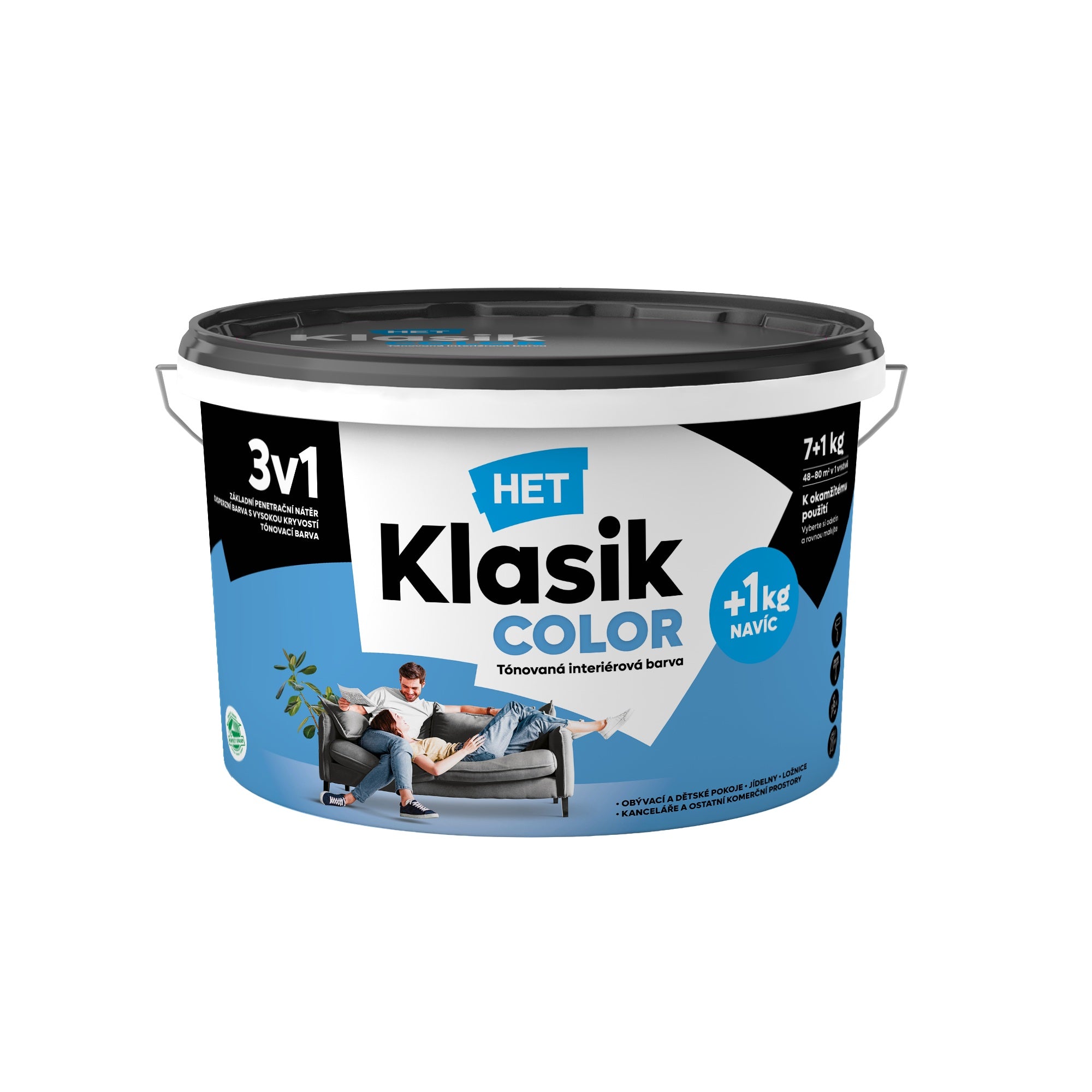 HET Klasik COLOR tónovaná interiérová akrylátová disperzná farba na stenu_7+1kg_0558