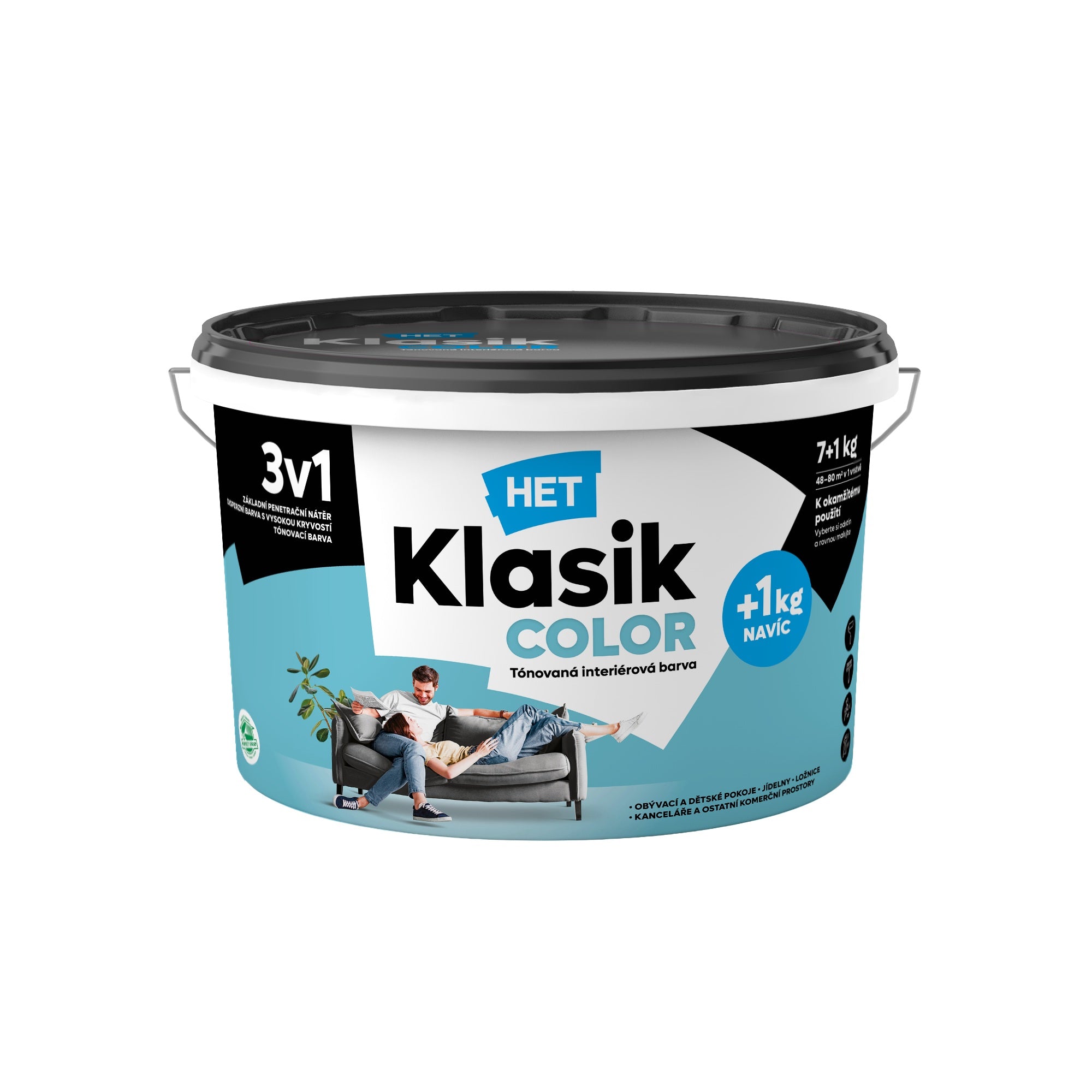HET Klasik COLOR tónovaná interiérová akrylátová disperzná farba na stenu_7+1kg_0678