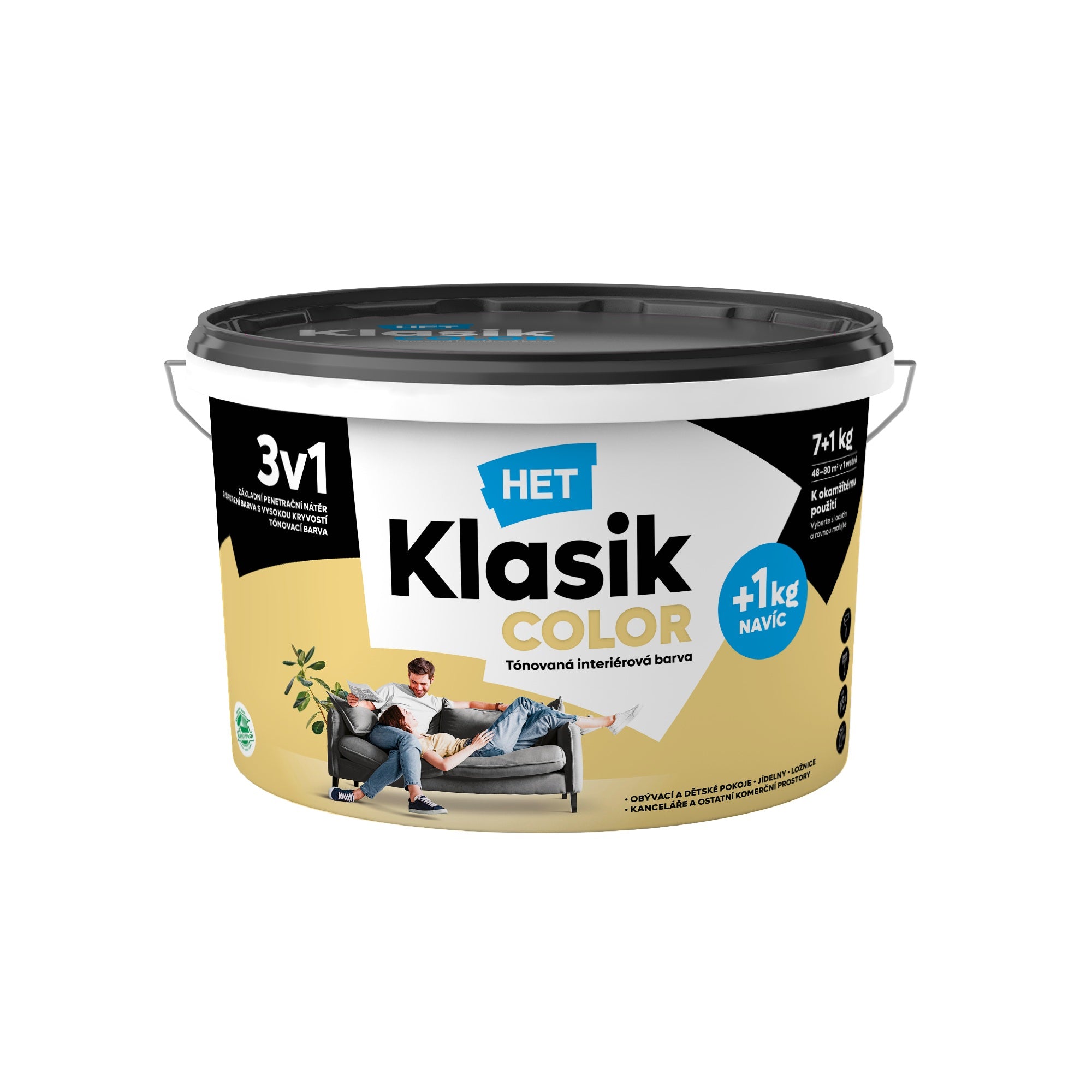 HET Klasik COLOR tónovaná interiérová akrylátová disperzná farba na stenu_7+1kg_0618