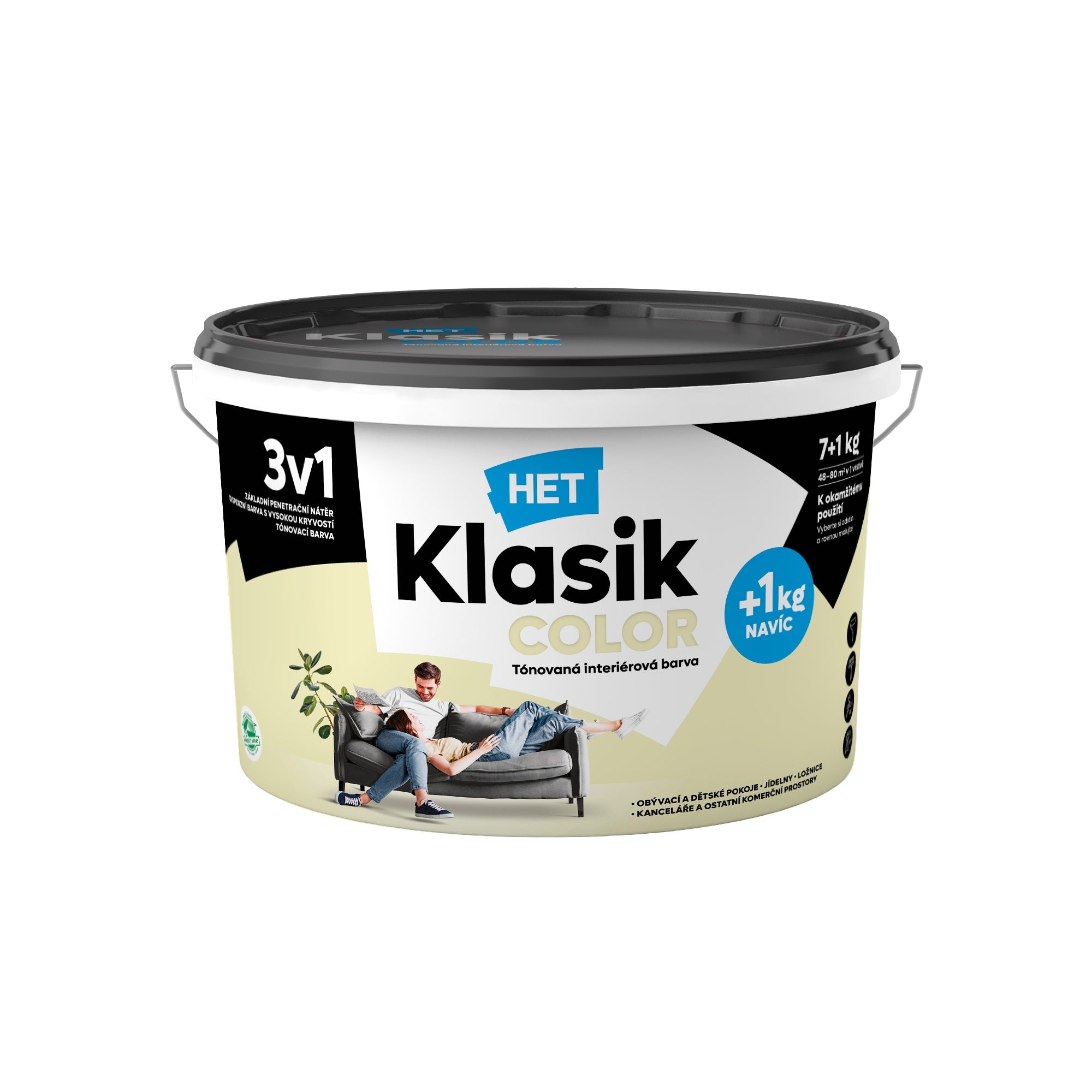 HET Klasik COLOR tónovaná interiérová akrylátová disperzná farba na stenu_7+1kg_0658