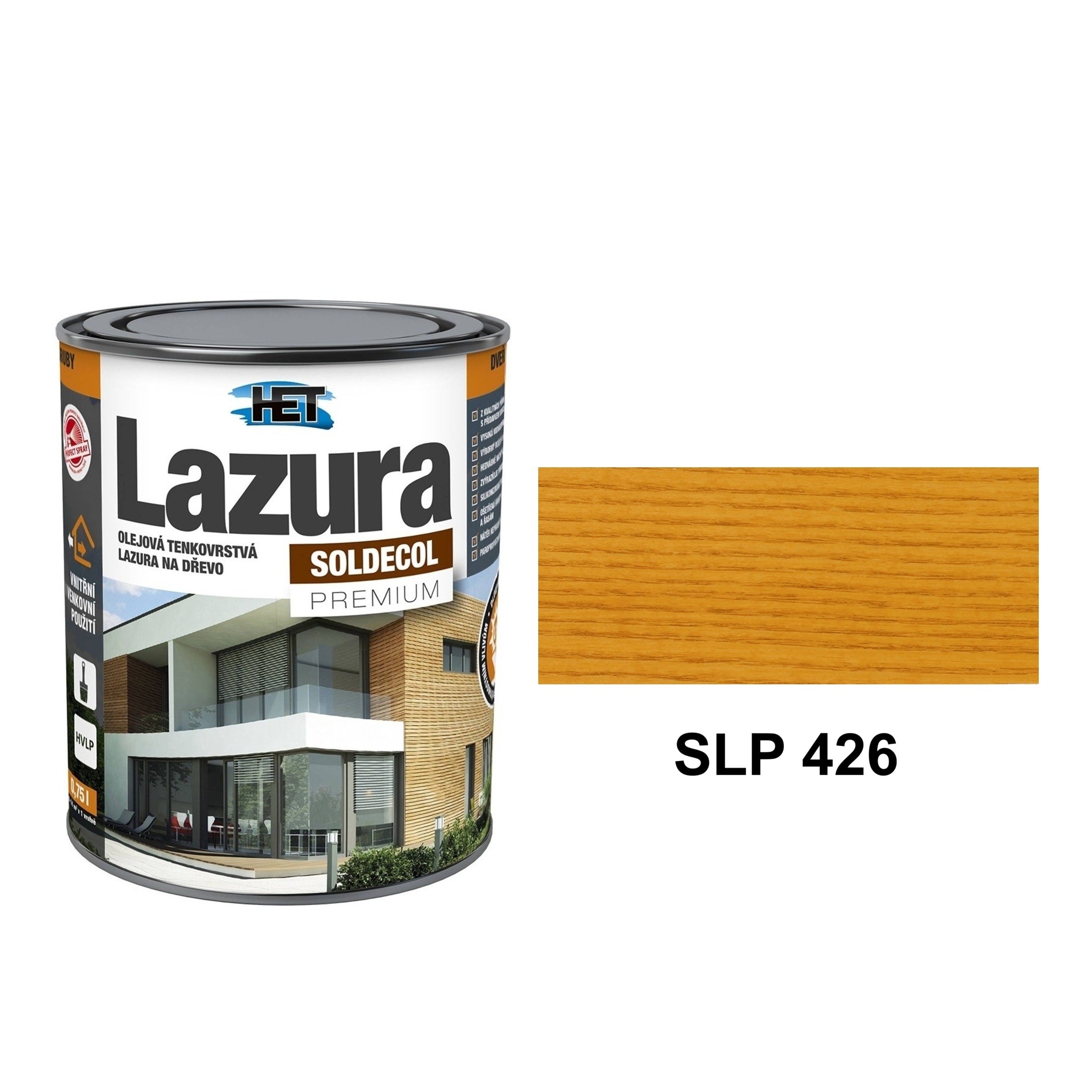 HET SOLDECOL Lazúra PREMIUM SLP 424