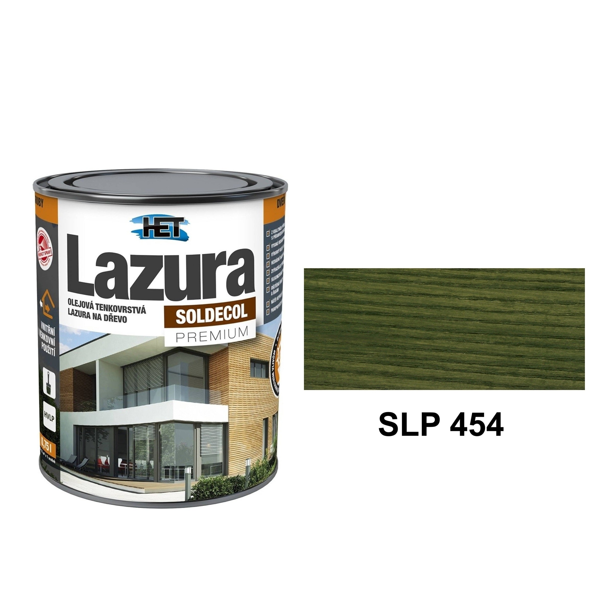 HET SOLDECOL Lazúra PREMIUM SLP 452