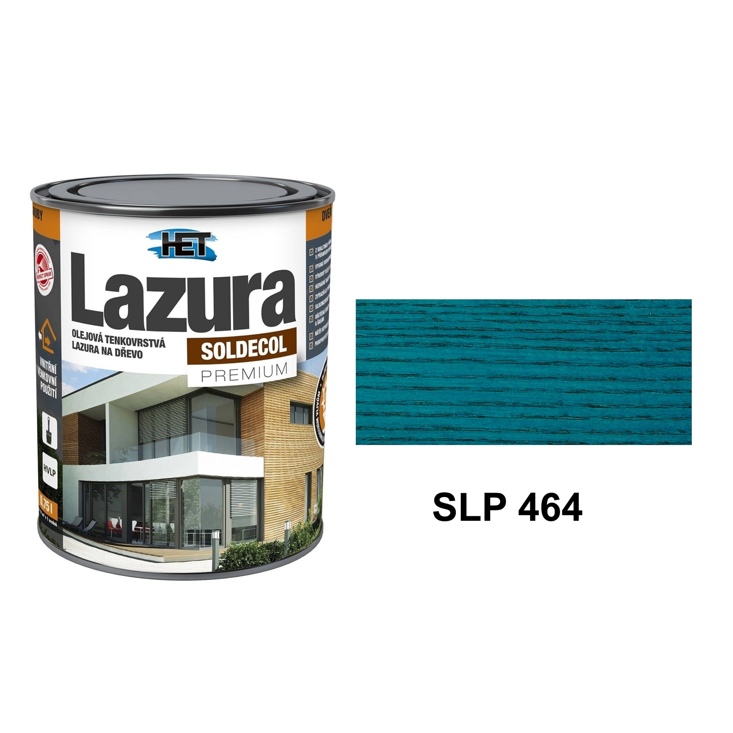 HET SOLDECOL Lazúra PREMIUM SLP 464