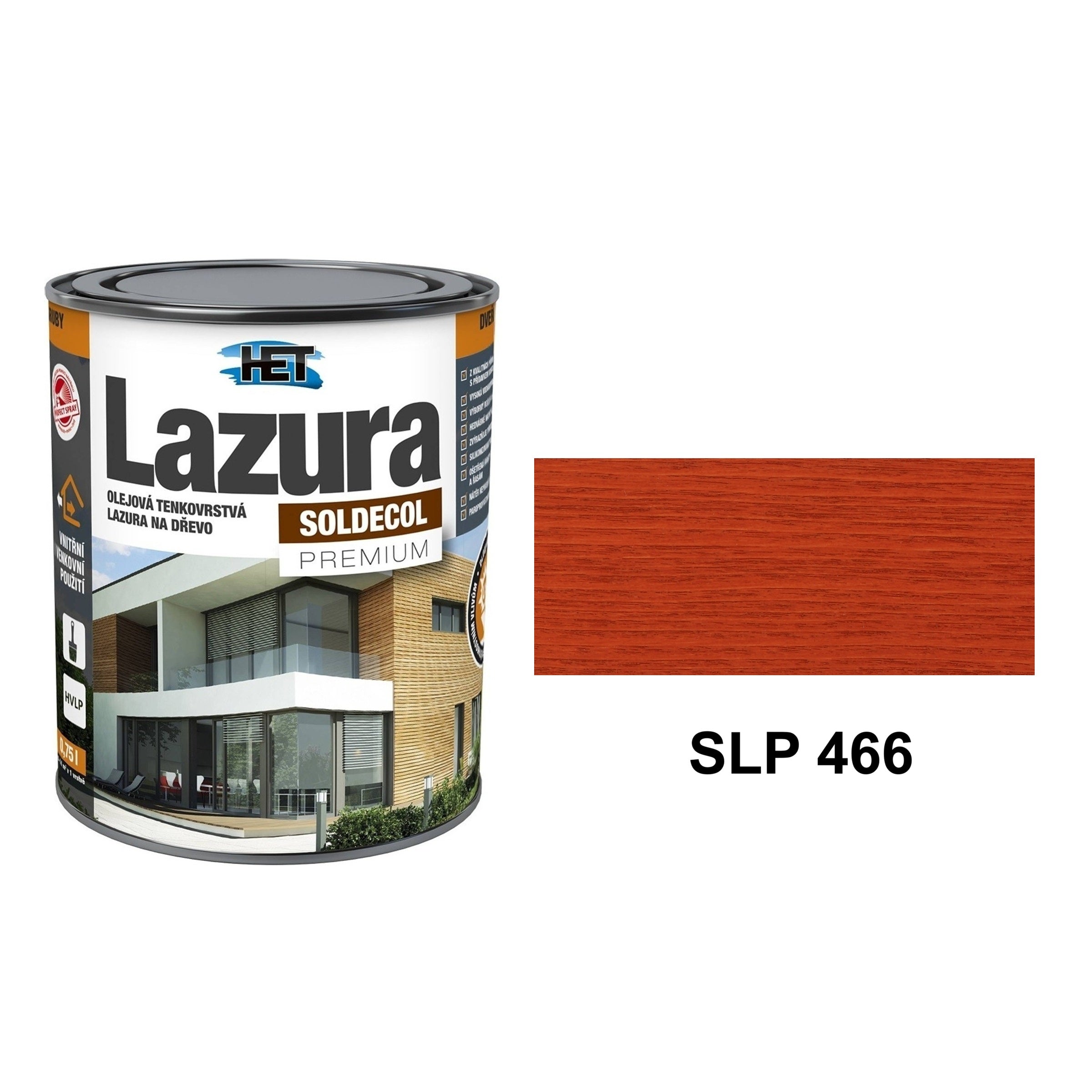 HET SOLDECOL Lazúra PREMIUM SLP 464