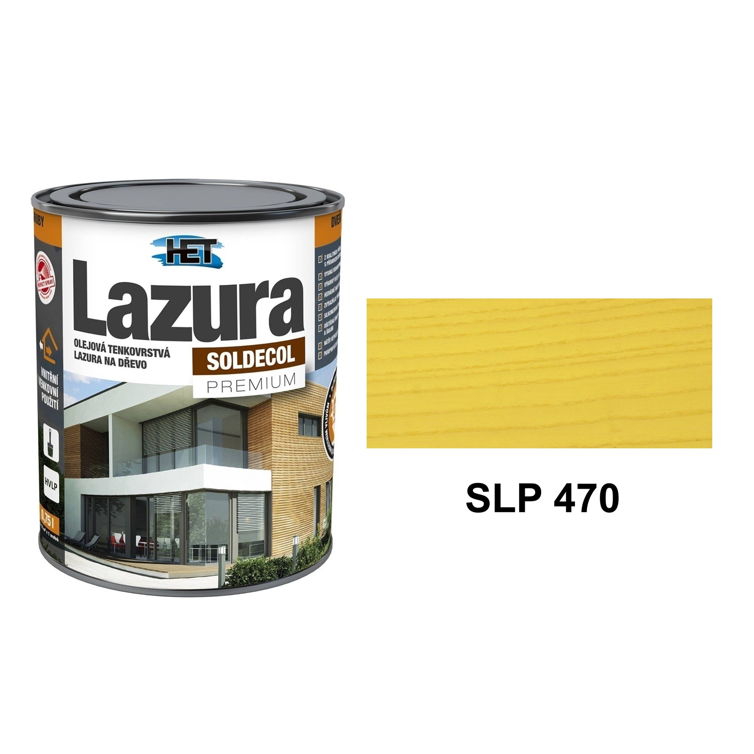 HET SOLDECOL Lazúra PREMIUM SLP 468