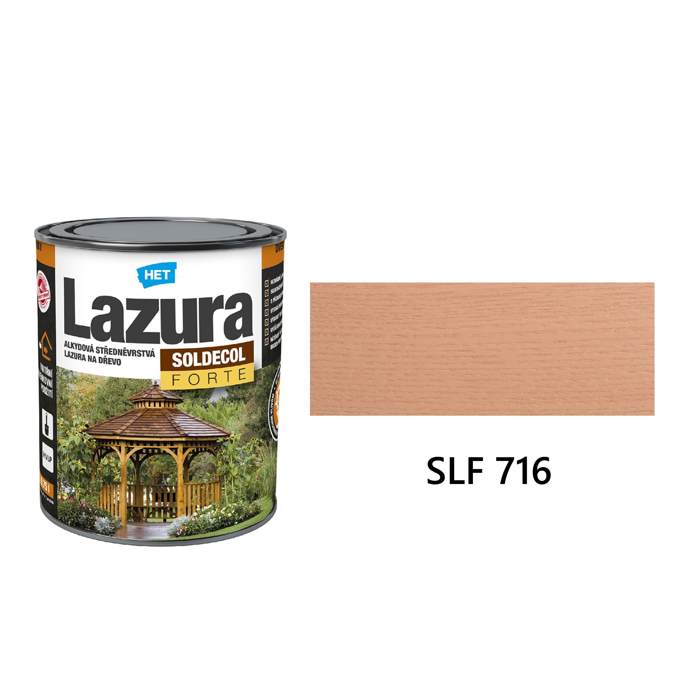 HET SOLDECOL Lazúra FORTE SLF 714