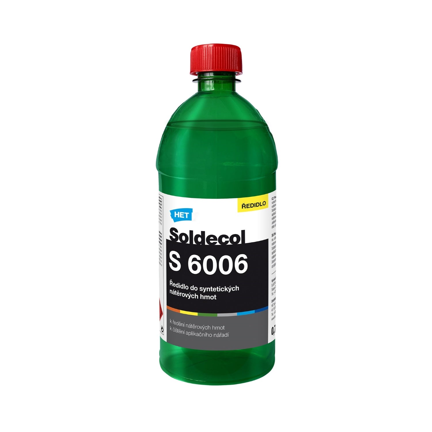 HET Soldecol S 6006 riedidlo do syntetických náterových hmôt 0,4 l