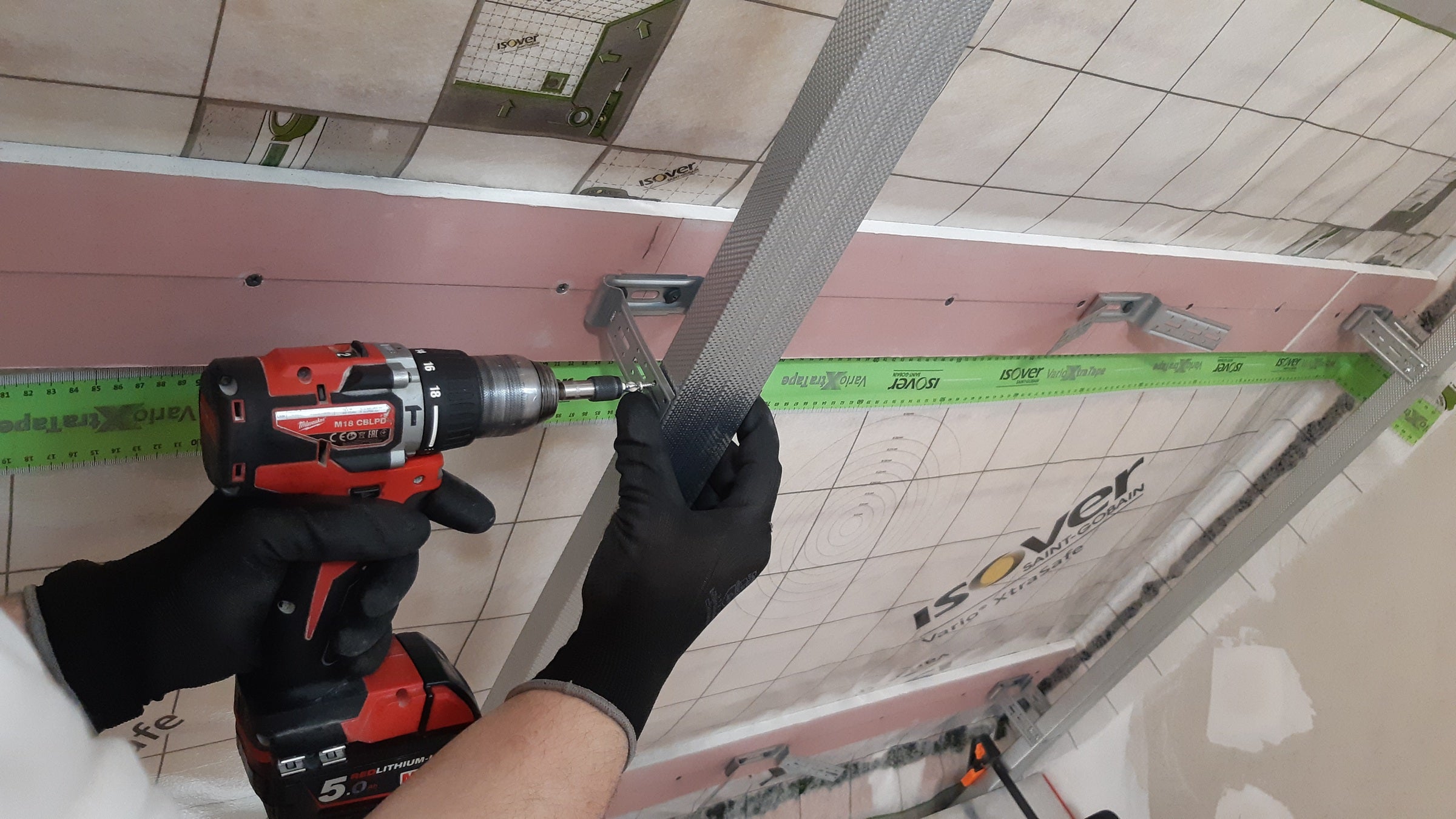 Isover Vario XtraSafe parobrzdná fólia 1,5 x 40 m_aplikácia5