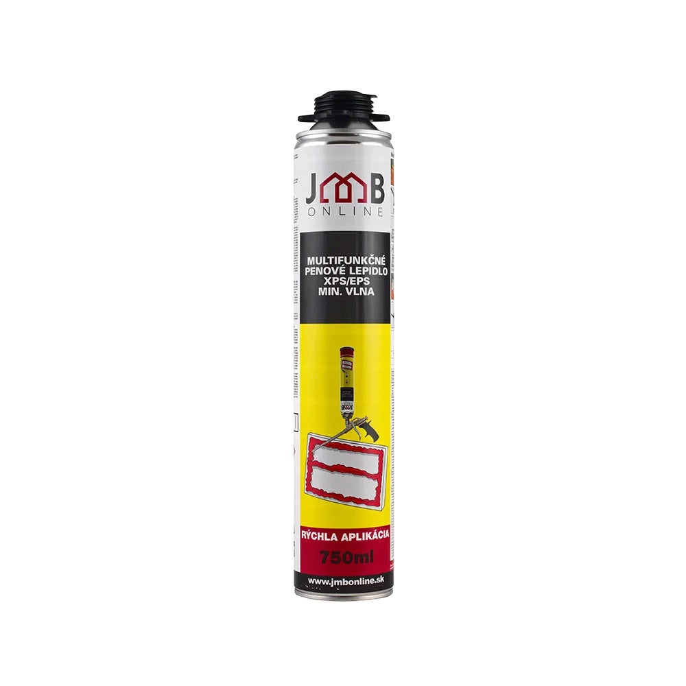 JMB PUR lepidlo EPS/XPS, min. vlna, sadrokartón pištoľové 750ml
