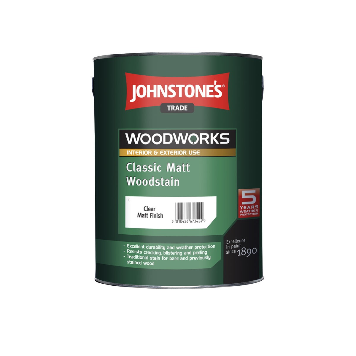 JOHNSTONE'S Classic Matt Woodstain tenkovrstvá lazúra na drevo