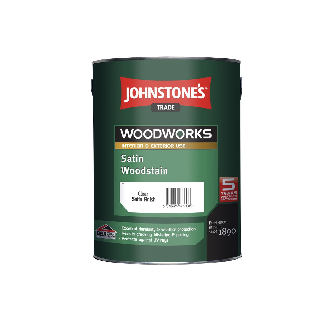 JOHNSTONE'S Satin Woodstain hrubovrstvá lazúra na drevo