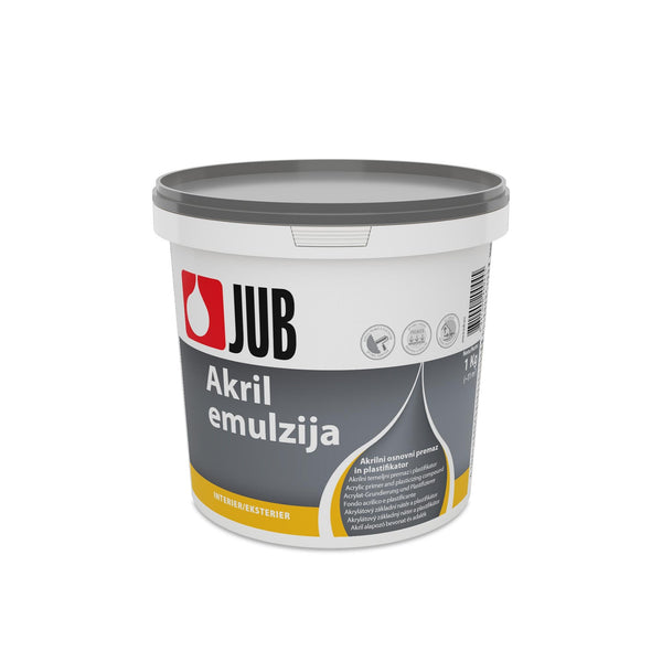 JUB AKRIL Emulzia akrylátový základný náter a plastifikátor 1 kg