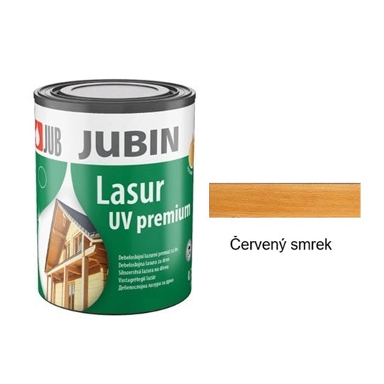 JUBIN LASUR UV Premium hrubovrstvá lazúra na drevo