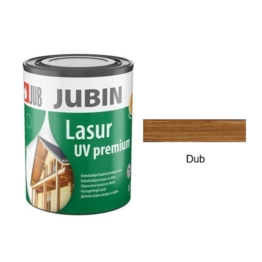 JUBIN LASUR UV Premium hrubovrstvá lazúra na drevo