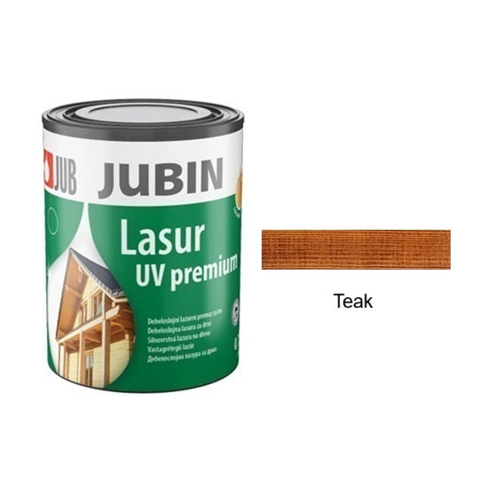 JUBIN LASUR UV Premium hrubovrstvá lazúra na drevo