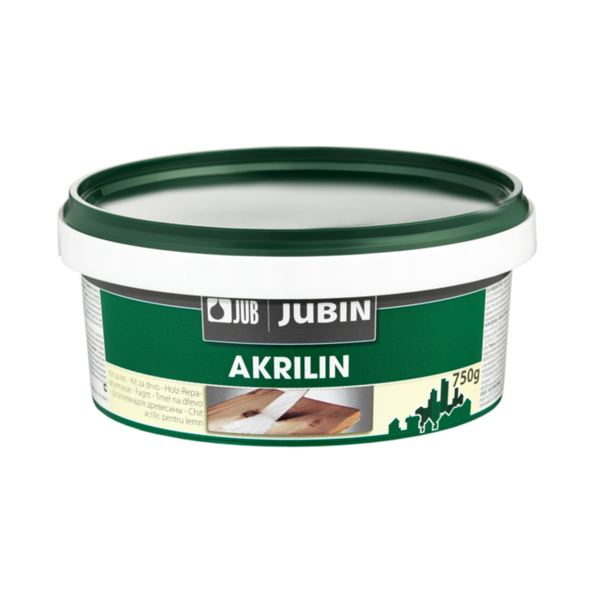 JUB JUBIN Akrilin akrylátový tmel na drevo 750 g