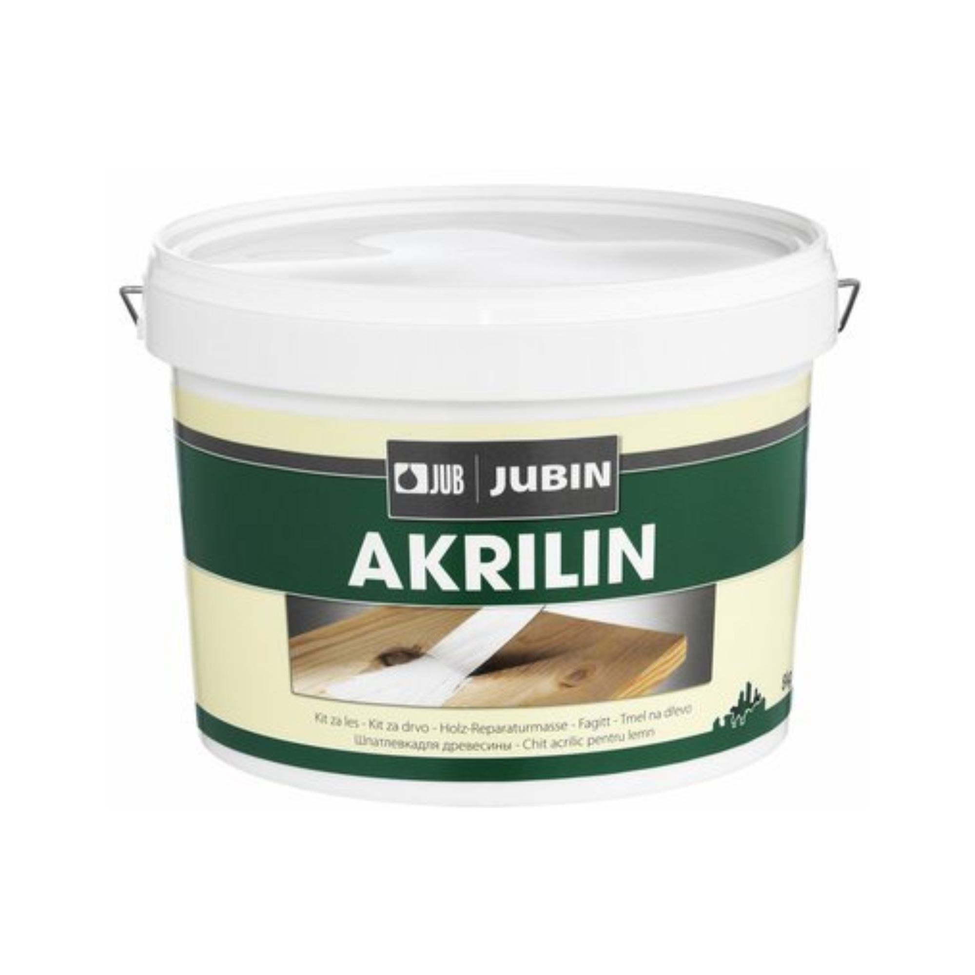 JUB JUBIN Akrilin akrylátový tmel na drevo 8 kg