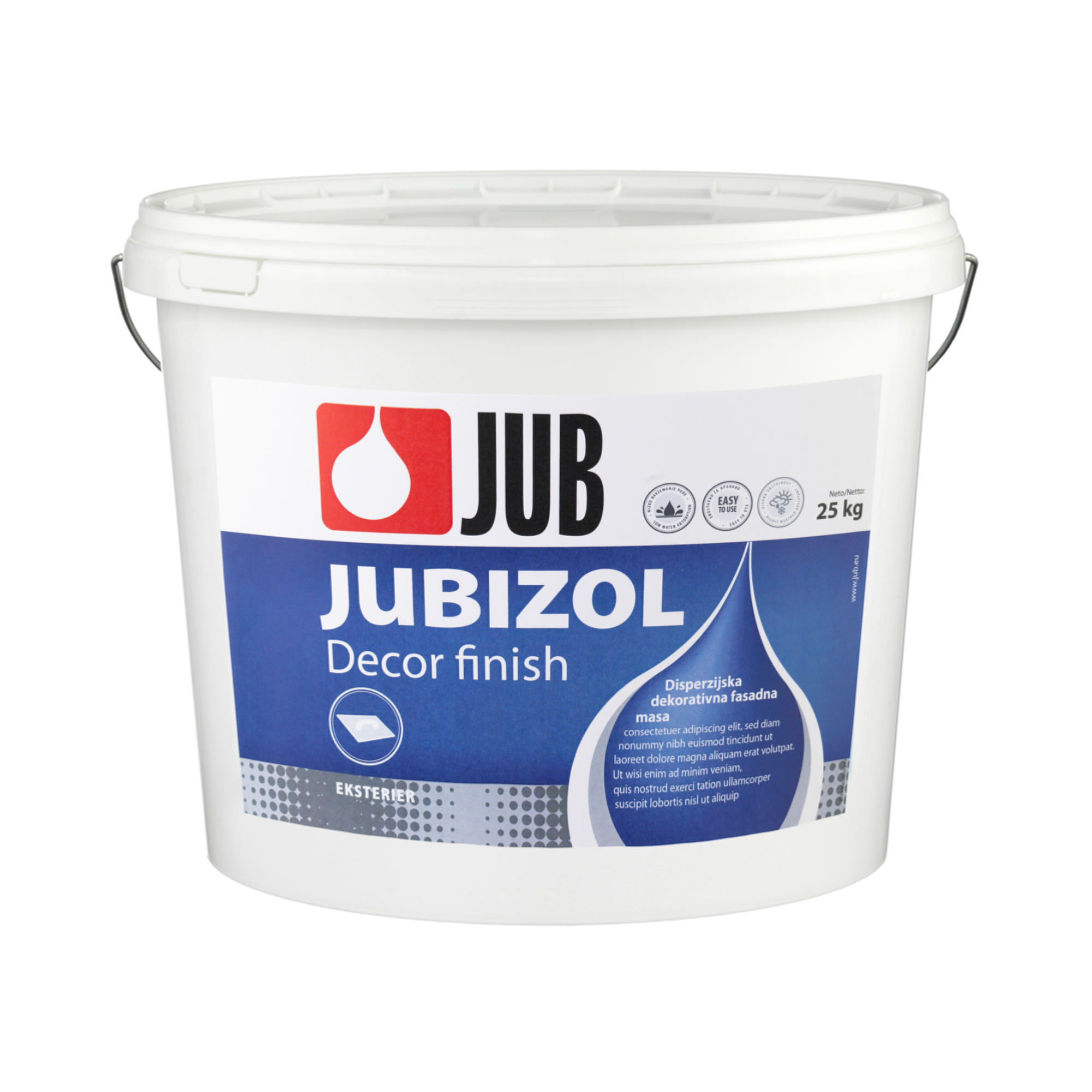 JUB JUBIZOL Decor finish disperzná dekoratívna fasádna omietka