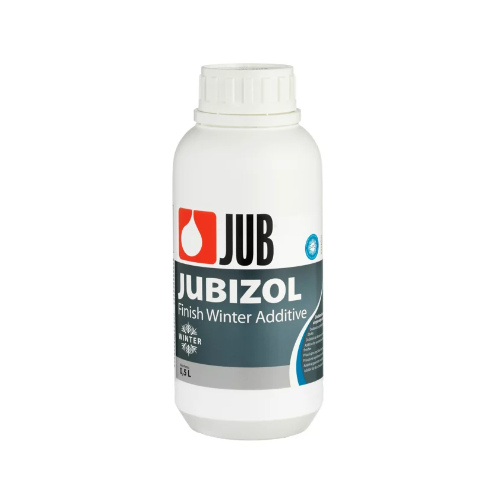 JUB JUBIZOL Finish Winter Additive zimná prísada na urýchlenie tvrdnutia omietok 0,5 l