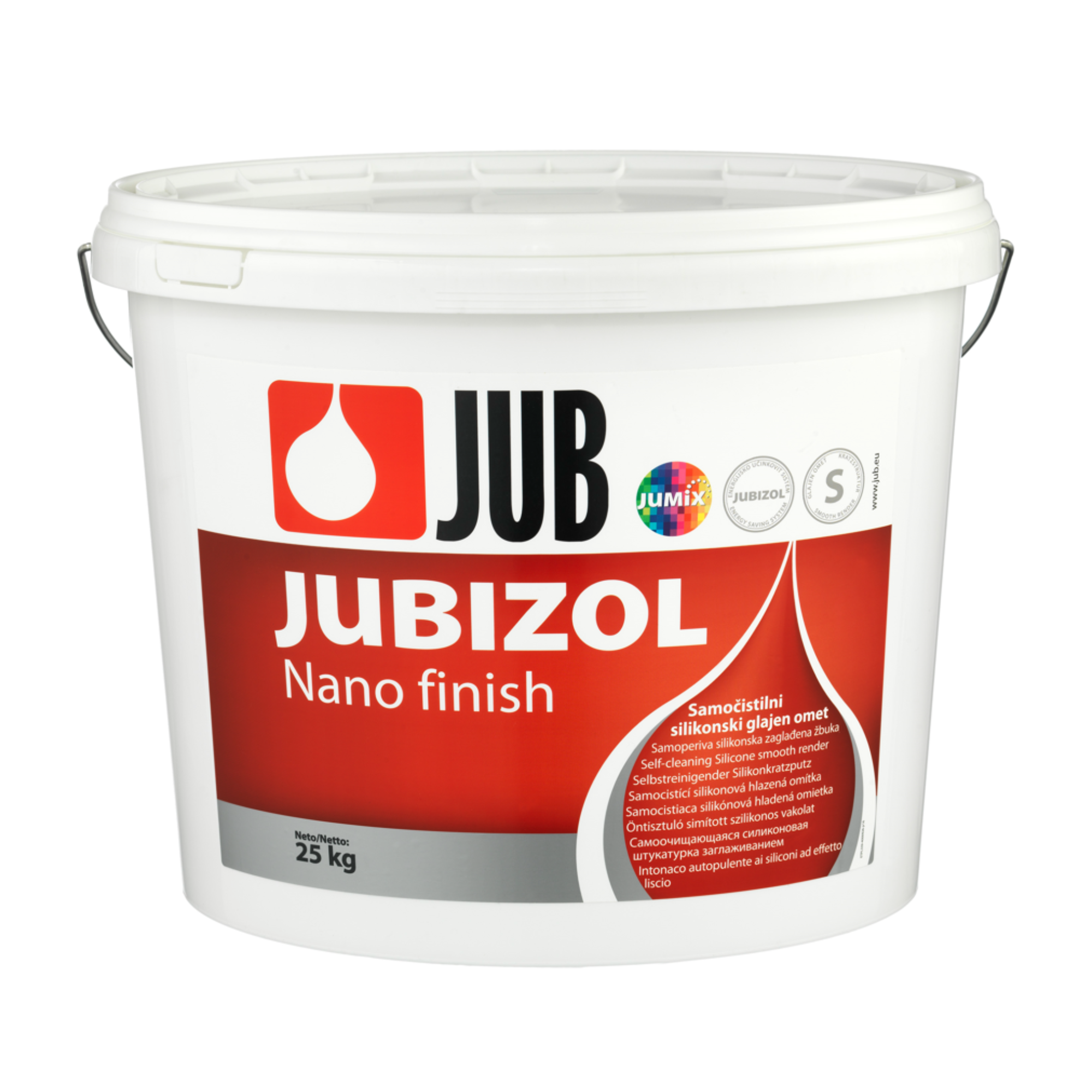 JUB JUBIZOL Nano finish S samočistiaca silikónová hladená omietka