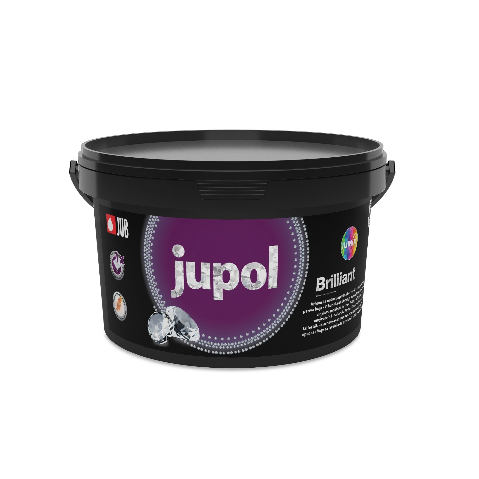 JUB JUPOL Brilliant vnútorná umývateľná maliarska farba 2 l