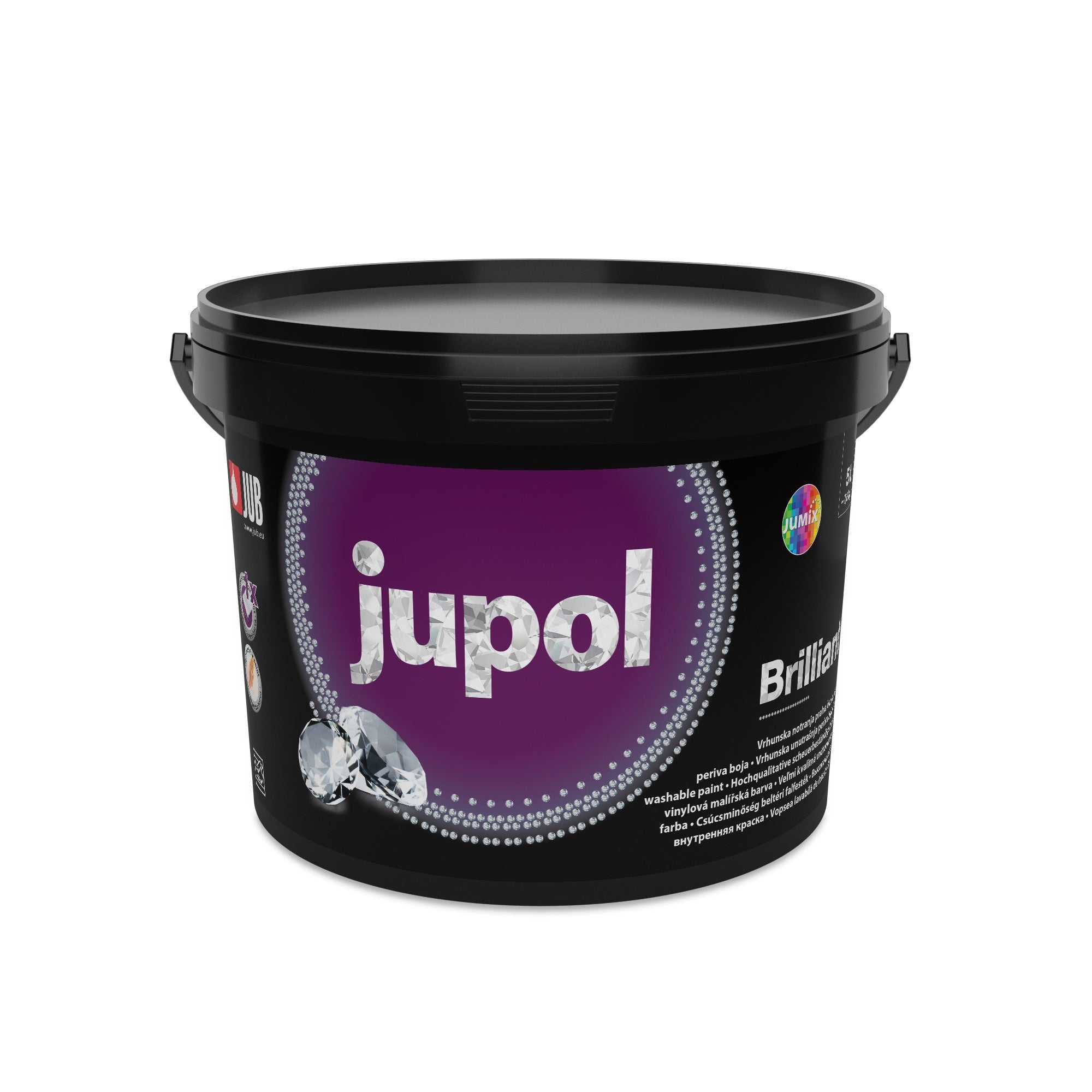 JUB JUPOL Brilliant vnútorná umývateľná maliarska farba 5 l