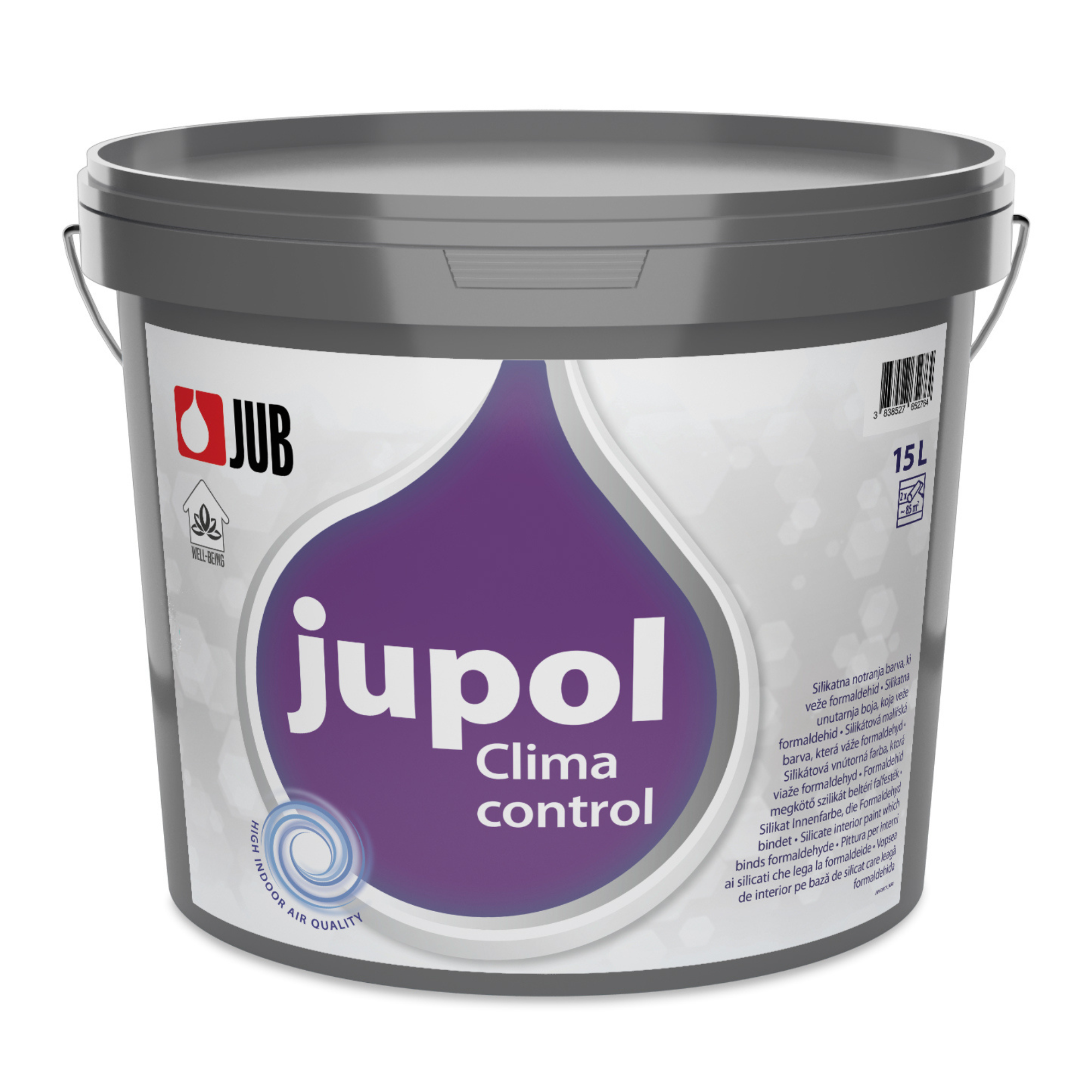 JUB JUPOL Clima control silikátová vnútorná farba viažuca formaldehyd 15 l