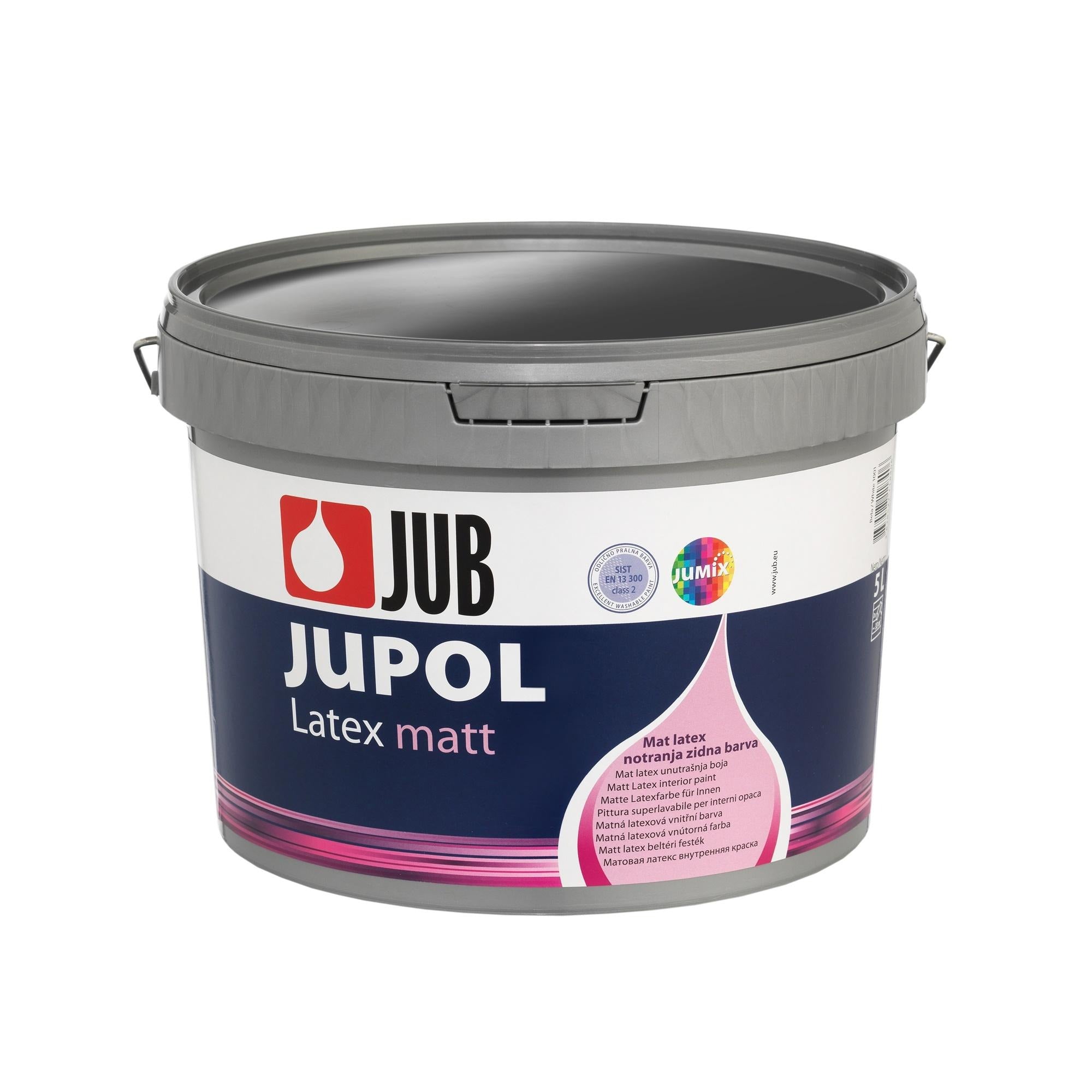 JUB JUPOL Latex matt vnútorná umývateľná maliarska farba 5 l