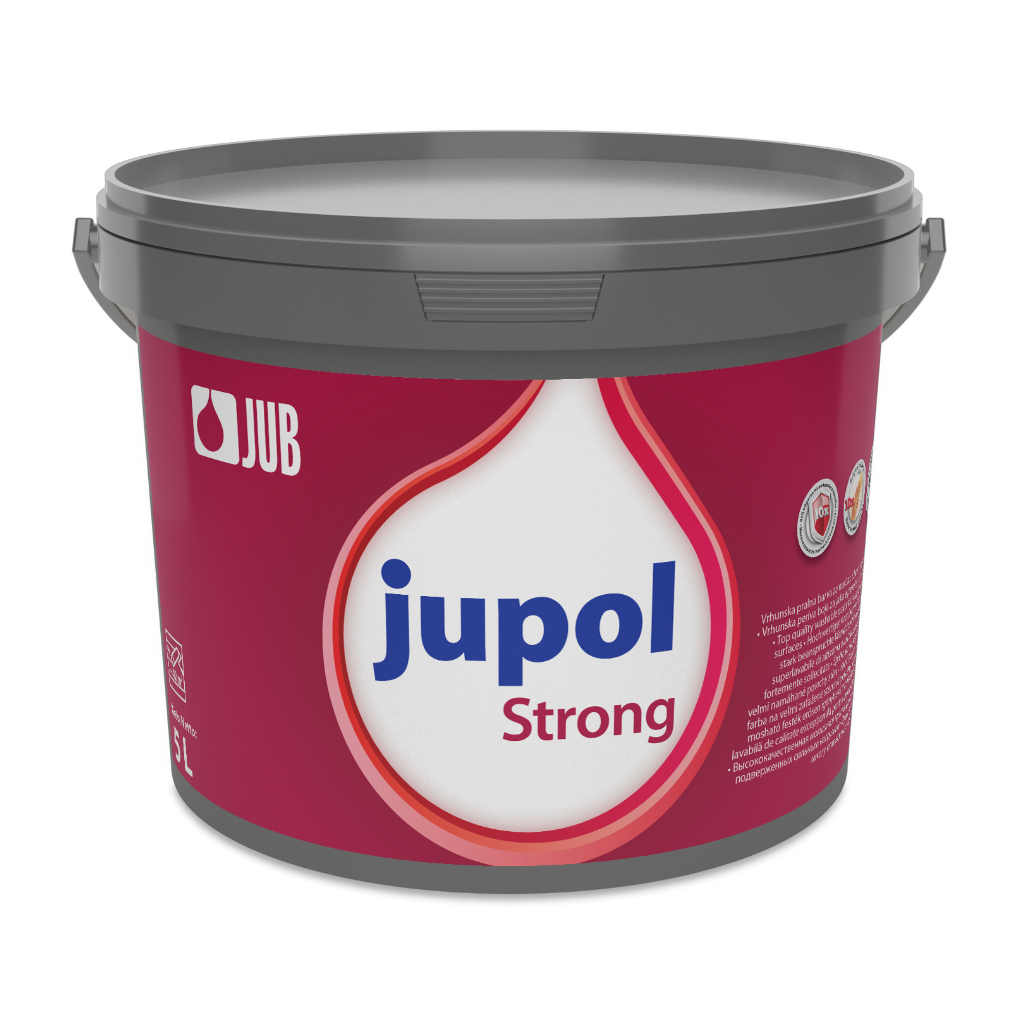 JUB JUPOL Strong Protect vysoko odolná umývateľná maliarska farba 5 l