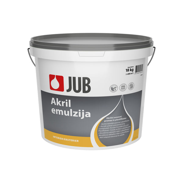 JUB AKRIL Emulzia akrylátový základný náter a plastifikátor 18 kg