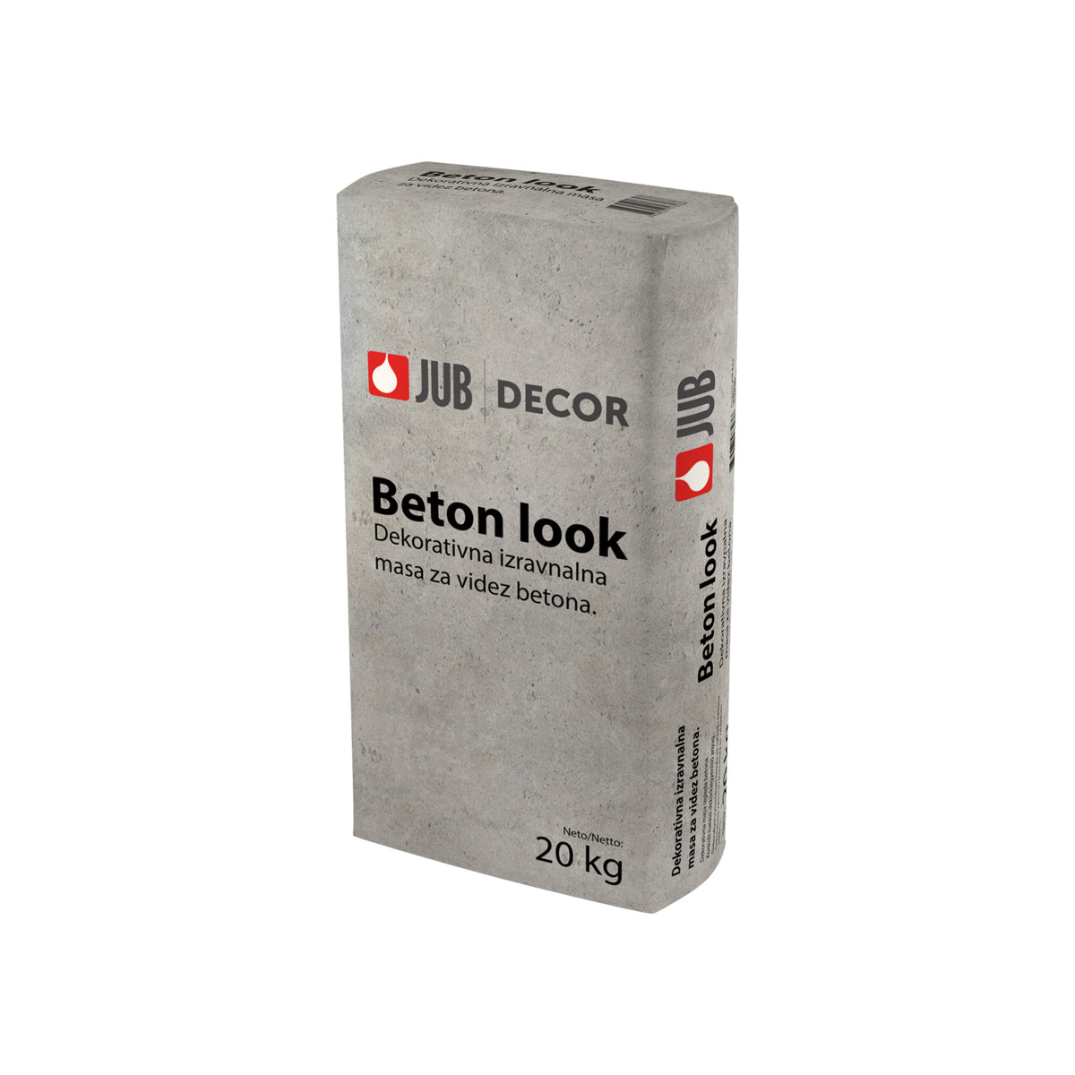 JUB DECOR Beton look vnútorná betónová dekoratívna omietka na stenu 20 kg