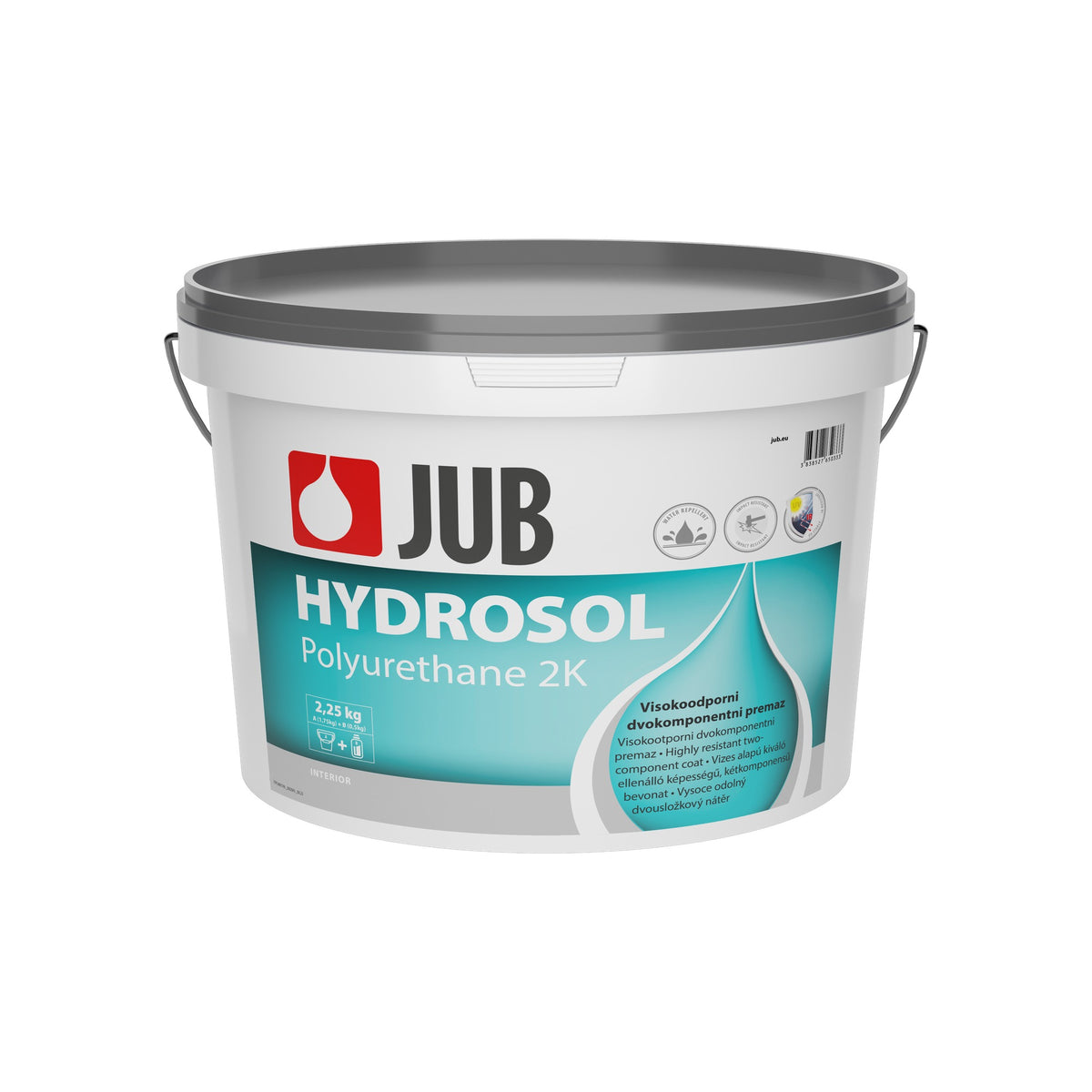 JUB HYDROSOL Polyurethane 2K Vodoodpudivá dvojkomponentná hydroizolácia 2,25 kg