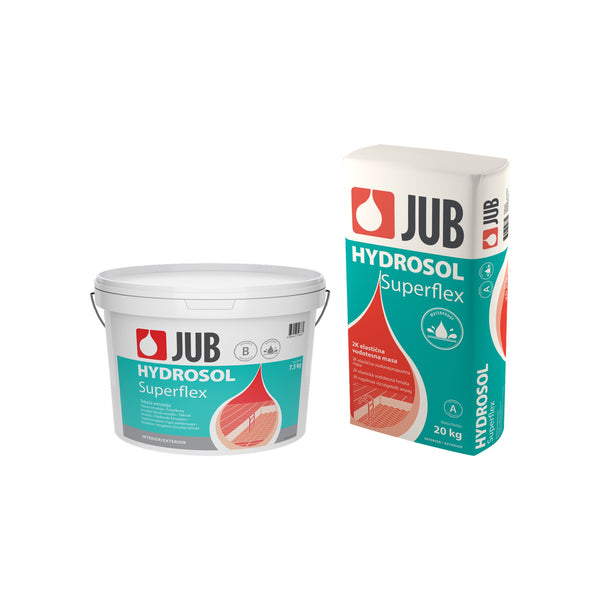JUB HYDROSOL superflex 2K elastická dvojzložková hydroizolácia 27,5 kg (20 kg komponent A + 7,5 kg komponent B)